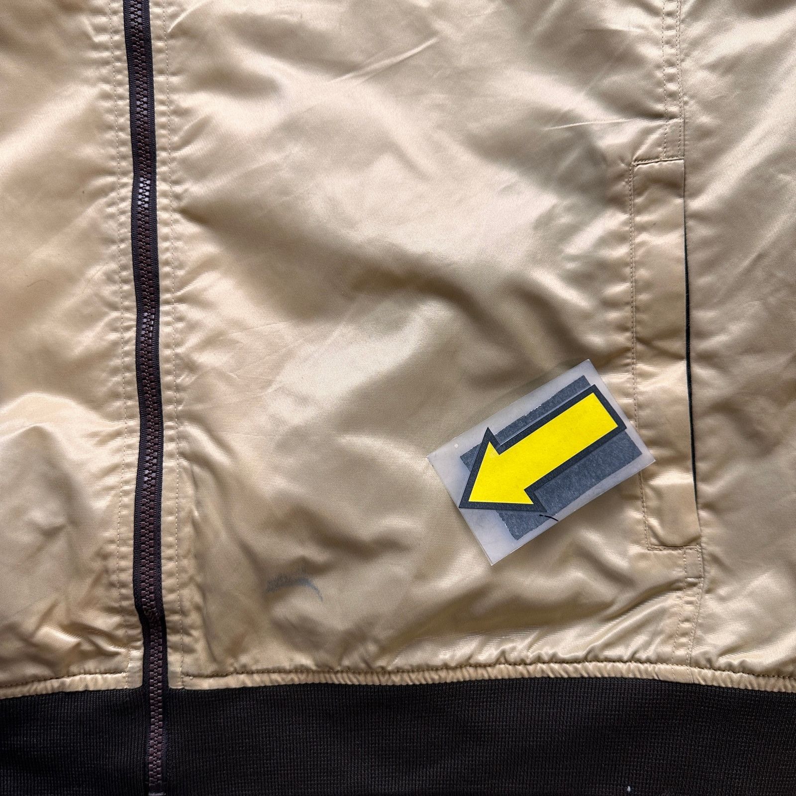Rocawear Rocawear Nylon Gold Bomber Varsity Full Zip Jacket Mens 3XL Size US XXL / EU 58 / 5 - 13 Thumbnail