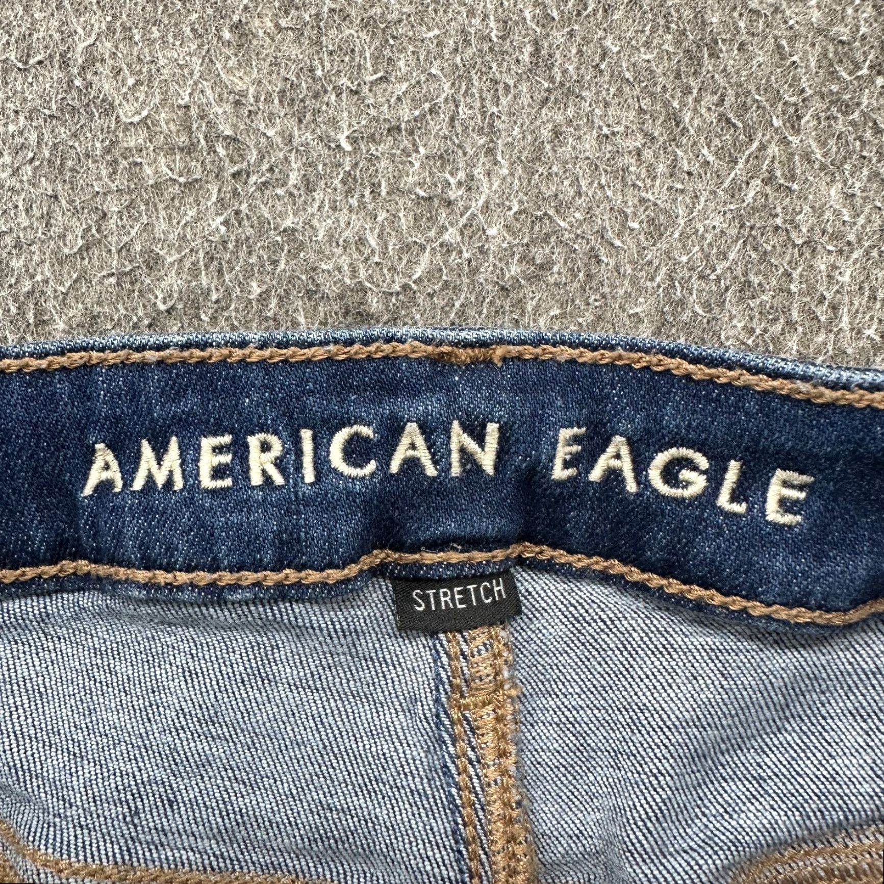 American Eagle Outfitters American Eagle Jeans Womens 8 Blue Mid Rise Kick Boot Bootcut Dark Wash Stretch Size 30" / US 8 / IT 44 - 7 Thumbnail