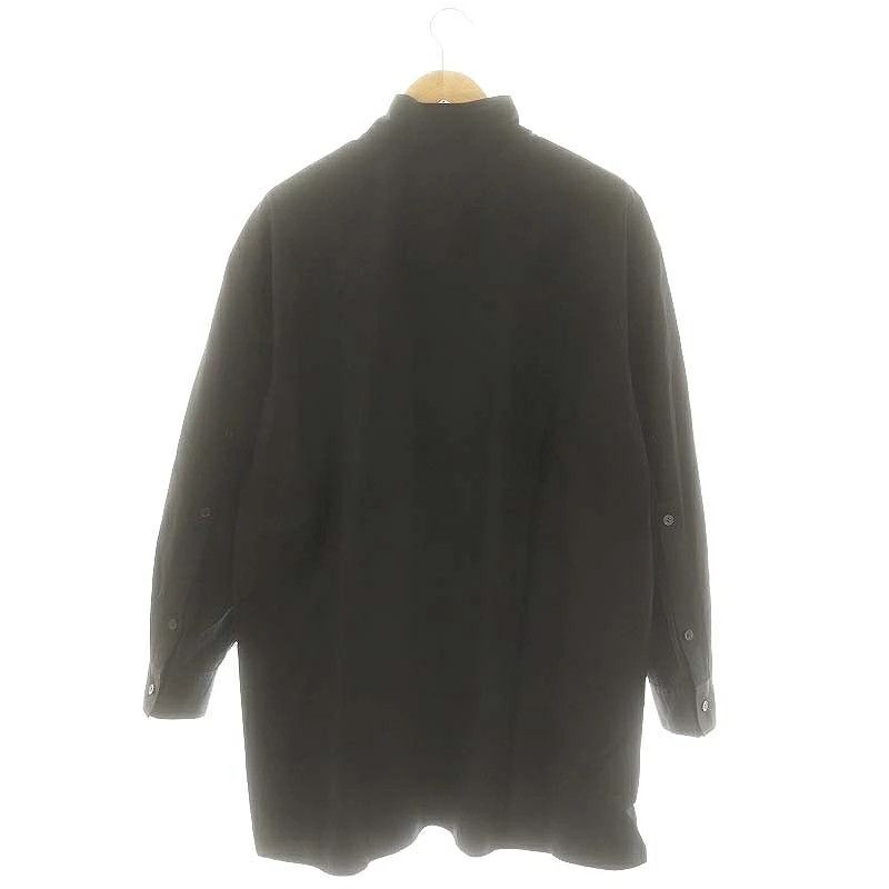 Yohji Yamamoto Yohji Yamamoto Pour Homme 23SS Stand Collar Pleated Shirt Size US L / EU 52-54 / 3 - 2 Thumbnail