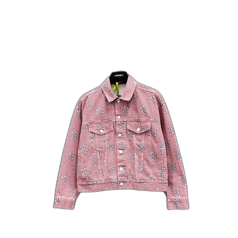Alexander Wang Alexander Wang Rippling Star Print Denim Jacket Size US XXS / EU 40 - 1 Thumbnail