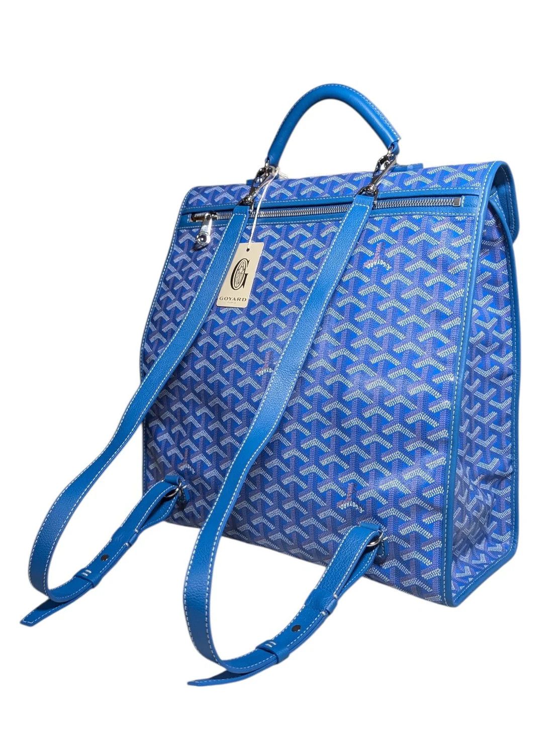 Goyard Sky Blue Saint Léger Foldable Backpack Size ONE SIZE - 2 Thumbnail