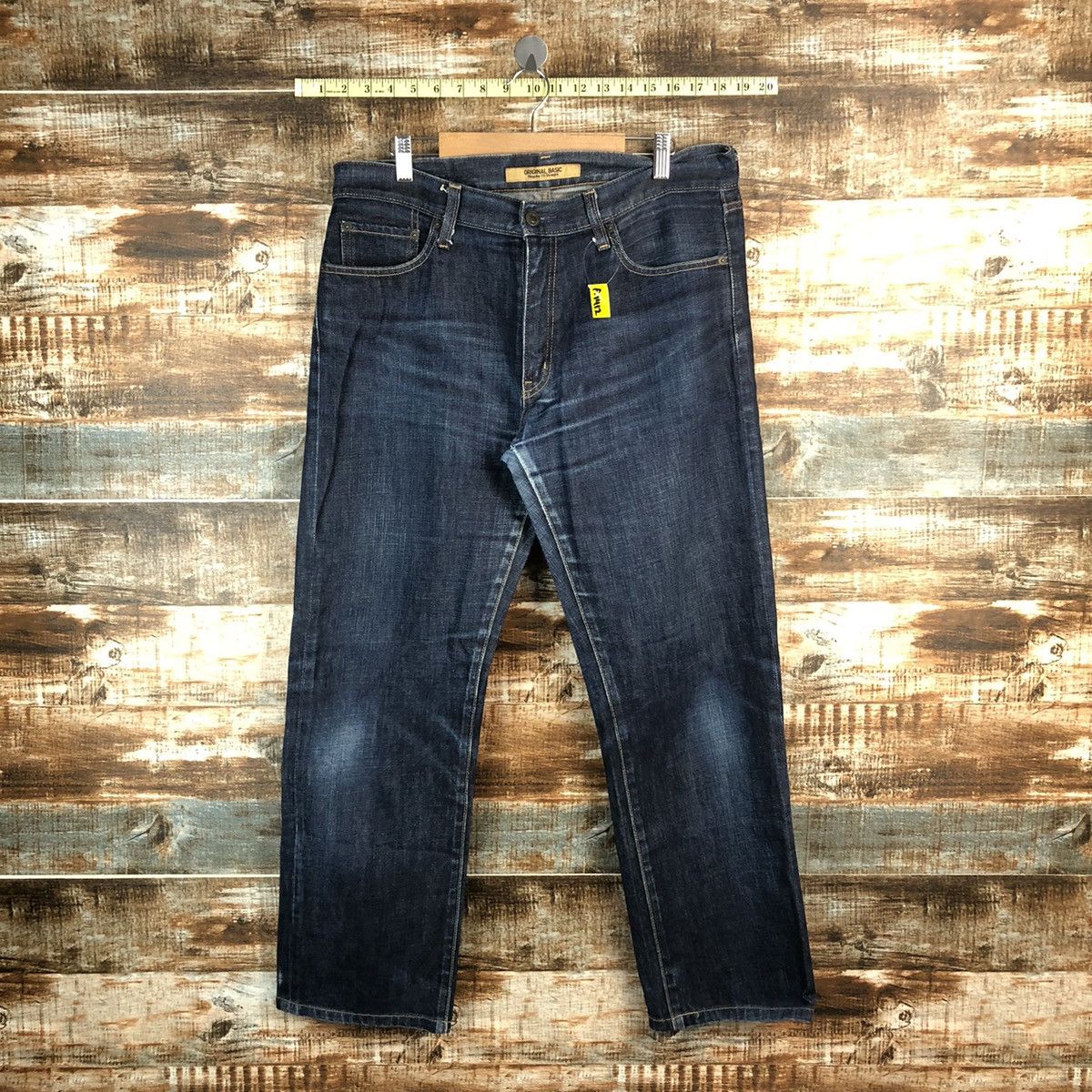 Japanese Brand Uniqlo Blue vintage Denim Pants #A1412 Size US 34 / EU 50 - 1 Thumbnail