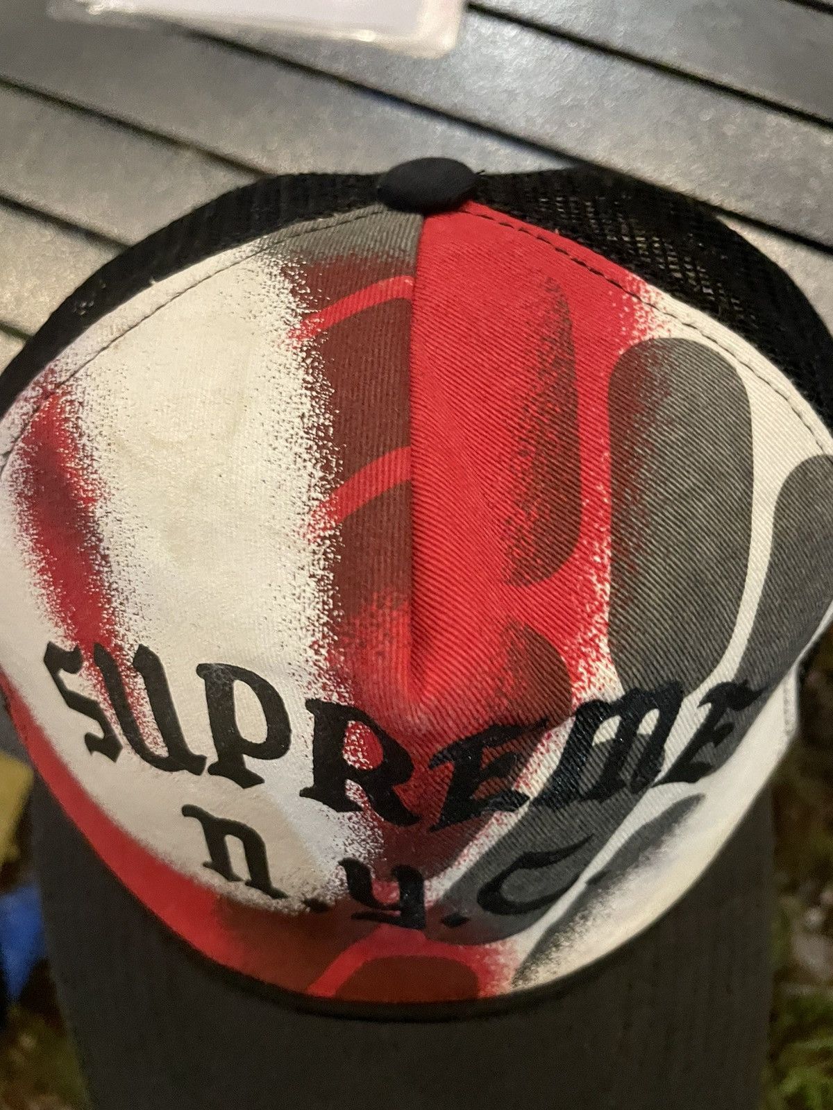 Supreme supreme rammellzee hand painted trucker hat Size ONE SIZE - 6 Thumbnail