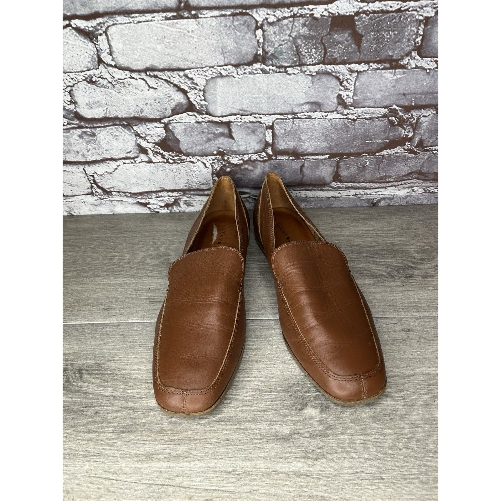 Lucky Brand Lucky Brand Canyen Loafer Brown Leather Slip On Almond Toe S Size US 10 / IT 40 - 7 Thumbnail