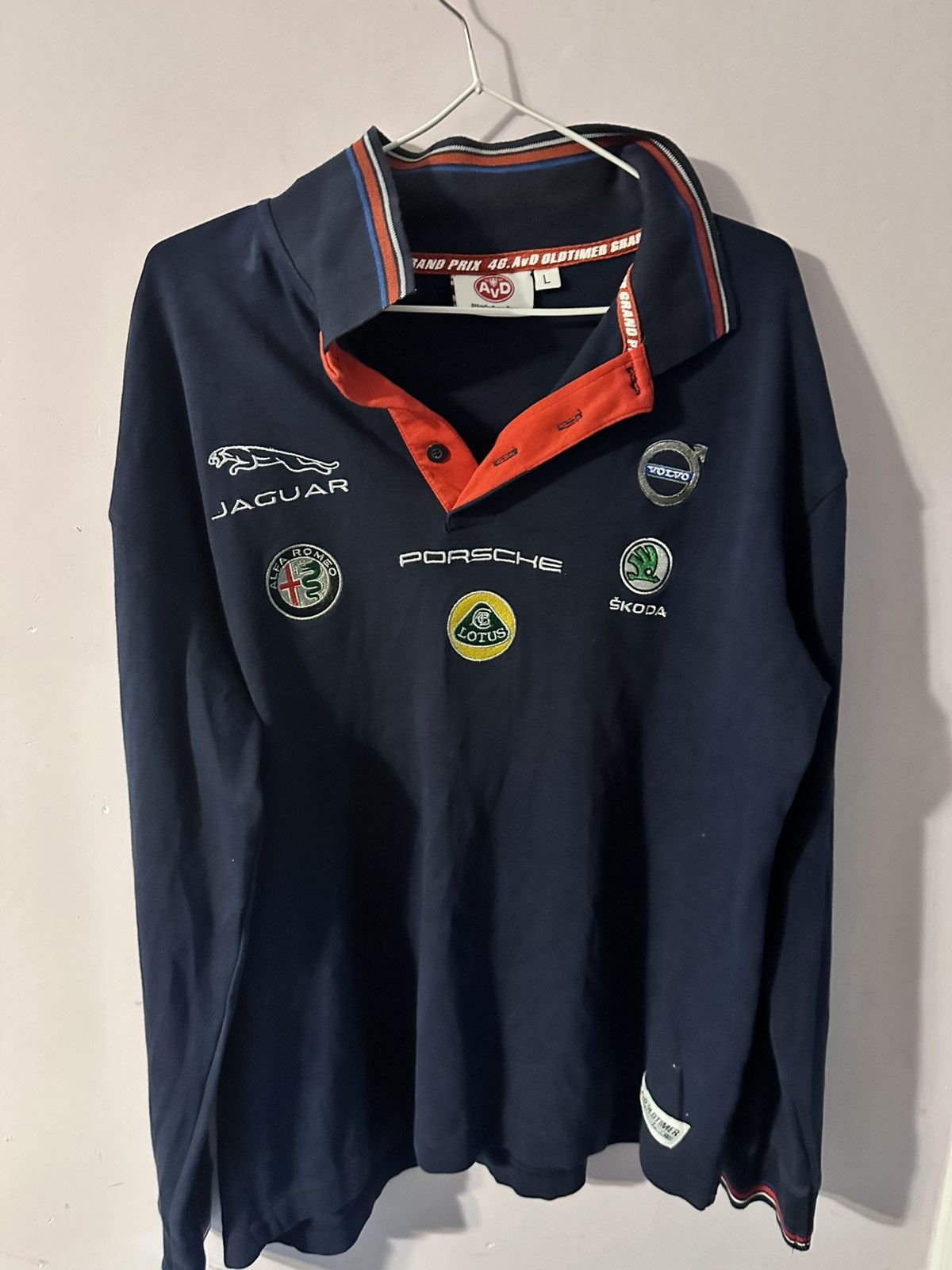Porsche Design Racing AvD Grand Prix Sponsored Pullover Shirt PORSCHE 2018 Size US L / EU 52-54 / 3 - 1 Thumbnail