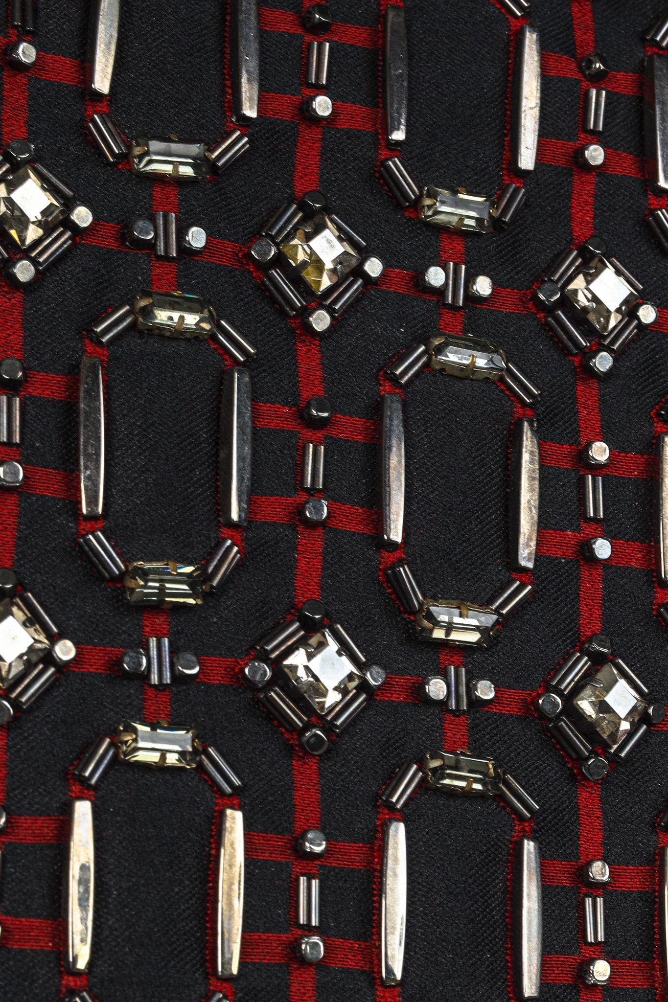 Gucci Gucci PF/15 Black Embellished Collared Sleeveless Blouse Size XS / US 0-2 / IT 36-38 - 5 Thumbnail