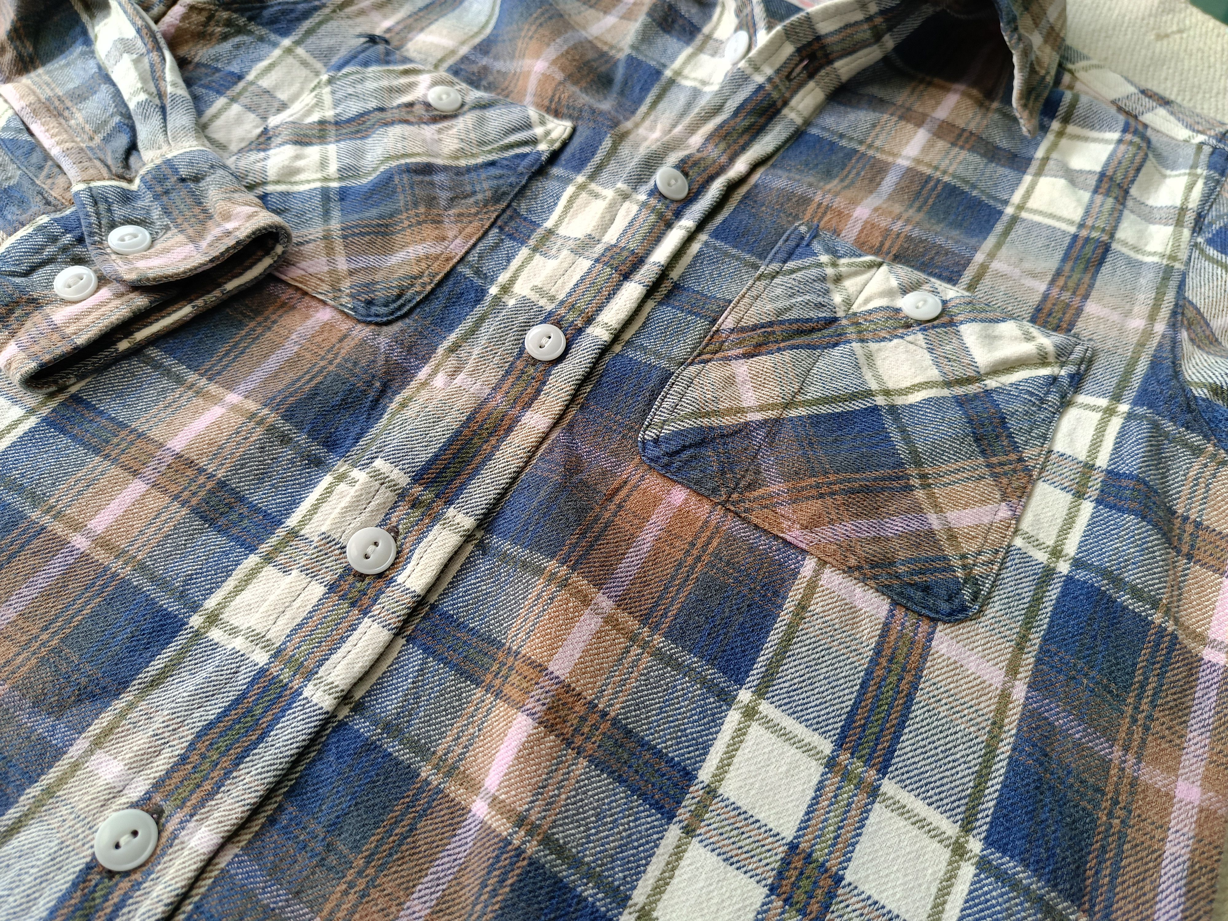 Beams Plus × Japanese Brand BEAMS BOY the working girl Japan plaid ladies small shirt Size S / US 4 / IT 40 - 9 Thumbnail