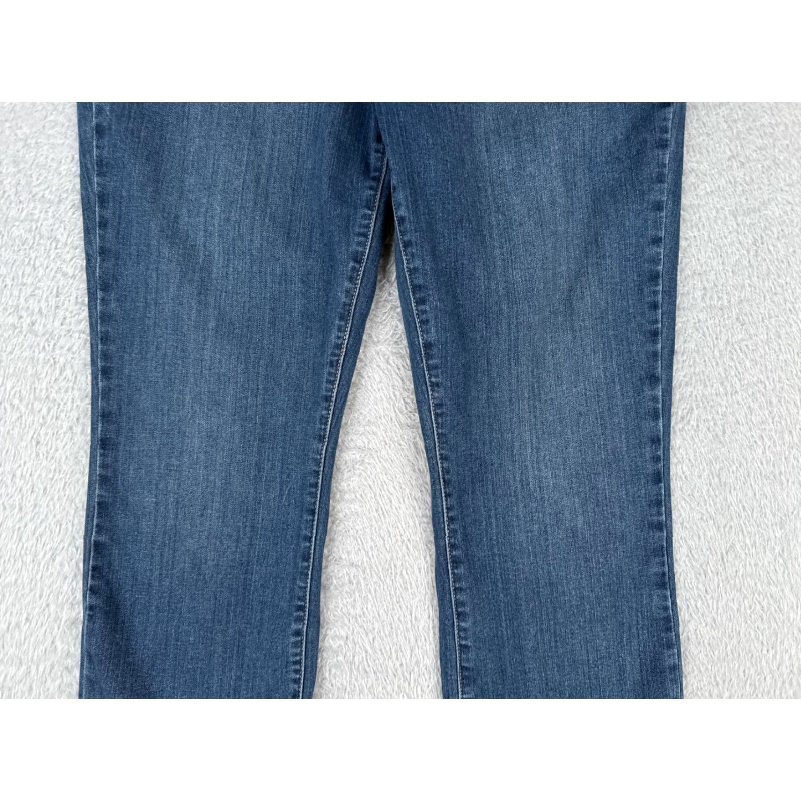 Vintage Seven7 Jeans Women 14 Blue Denim Bootcut High Rise 32x24 Raw Hem Fashion Jean Women Size 36" / US 14 / IT 50 - 3 Thumbnail