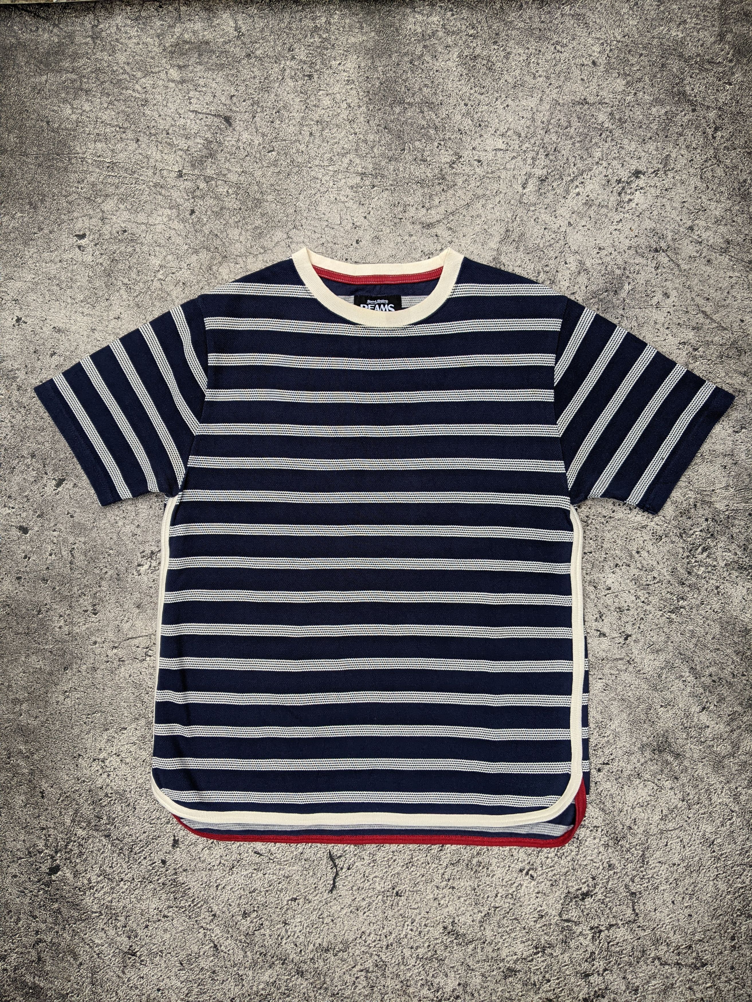 Beams Plus Beams Stripe T shirt Size US S / EU 44-46 / 1 - 1 Thumbnail