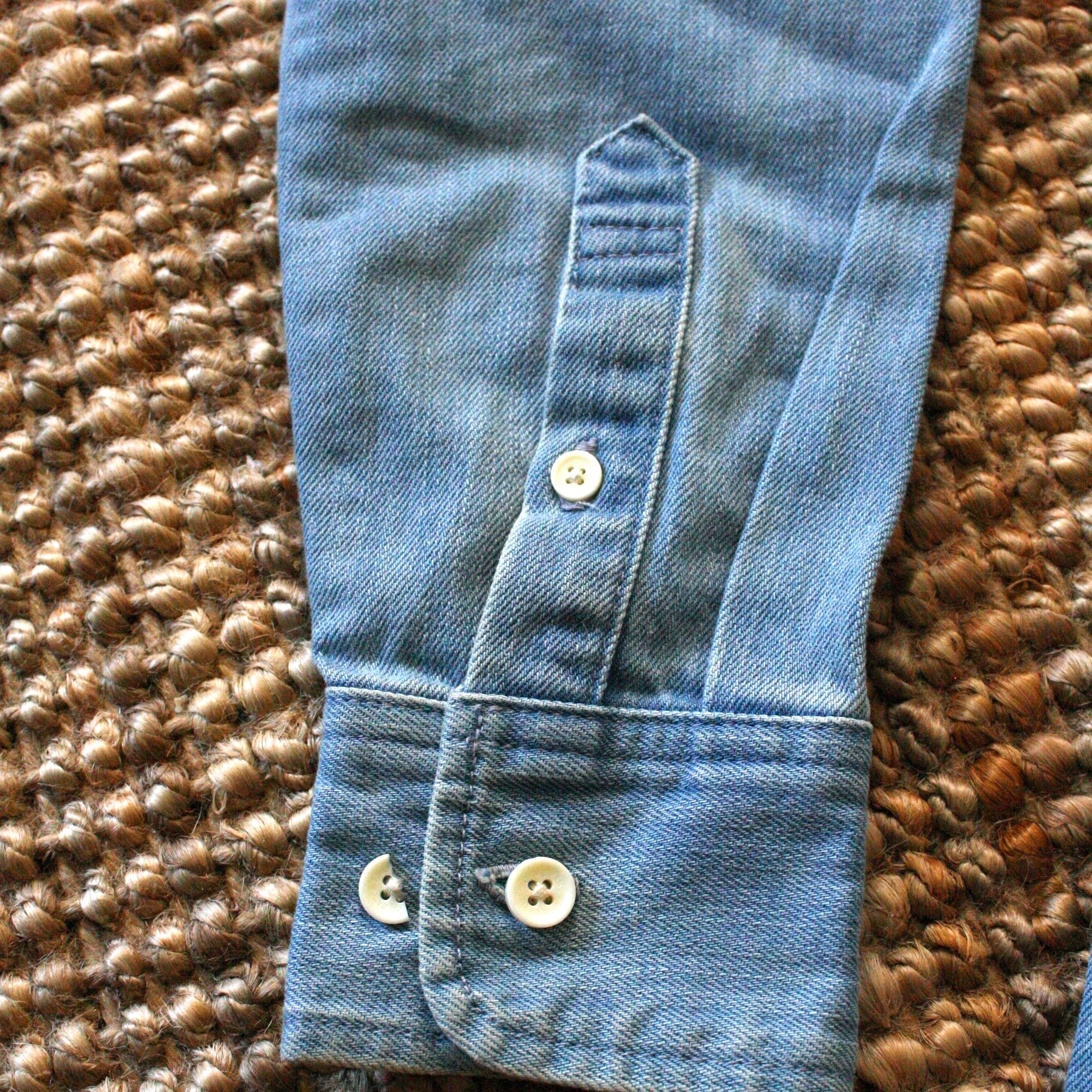 Other Light Wash Chambray BD Work Shirt — Repro Americana Workwear Size US XS / EU 42 / 0 - 5 Thumbnail