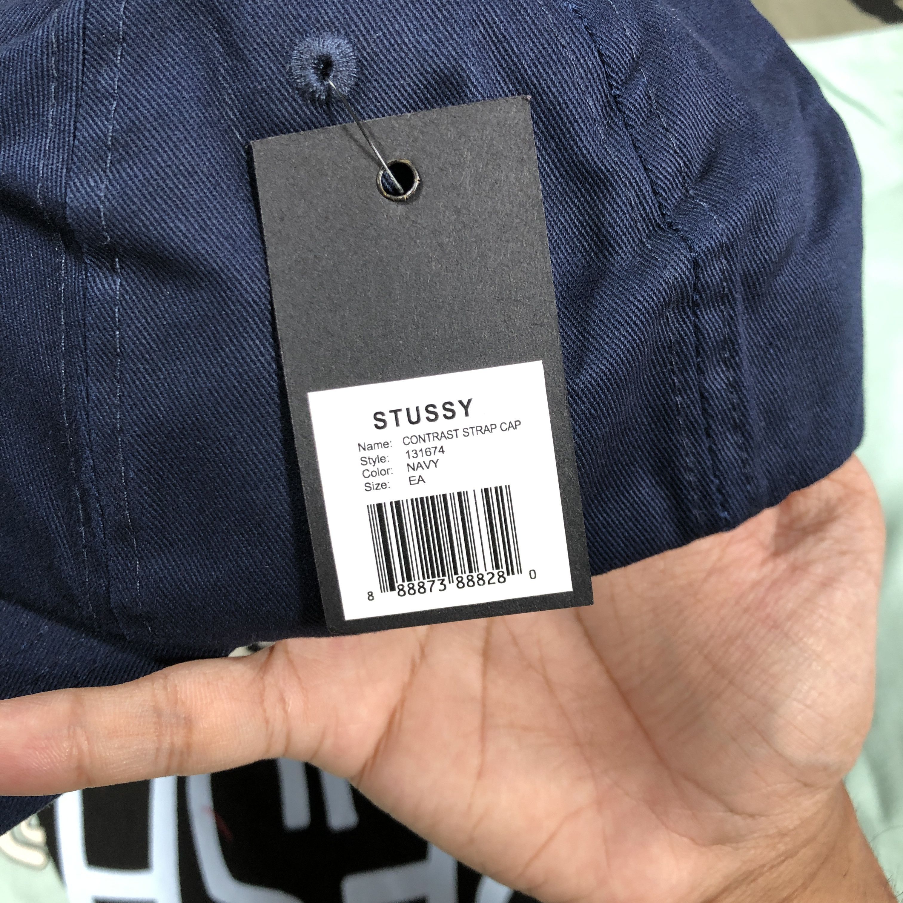 Stussy stussy ss logo cap hat navy Size ONE SIZE - 2 Thumbnail