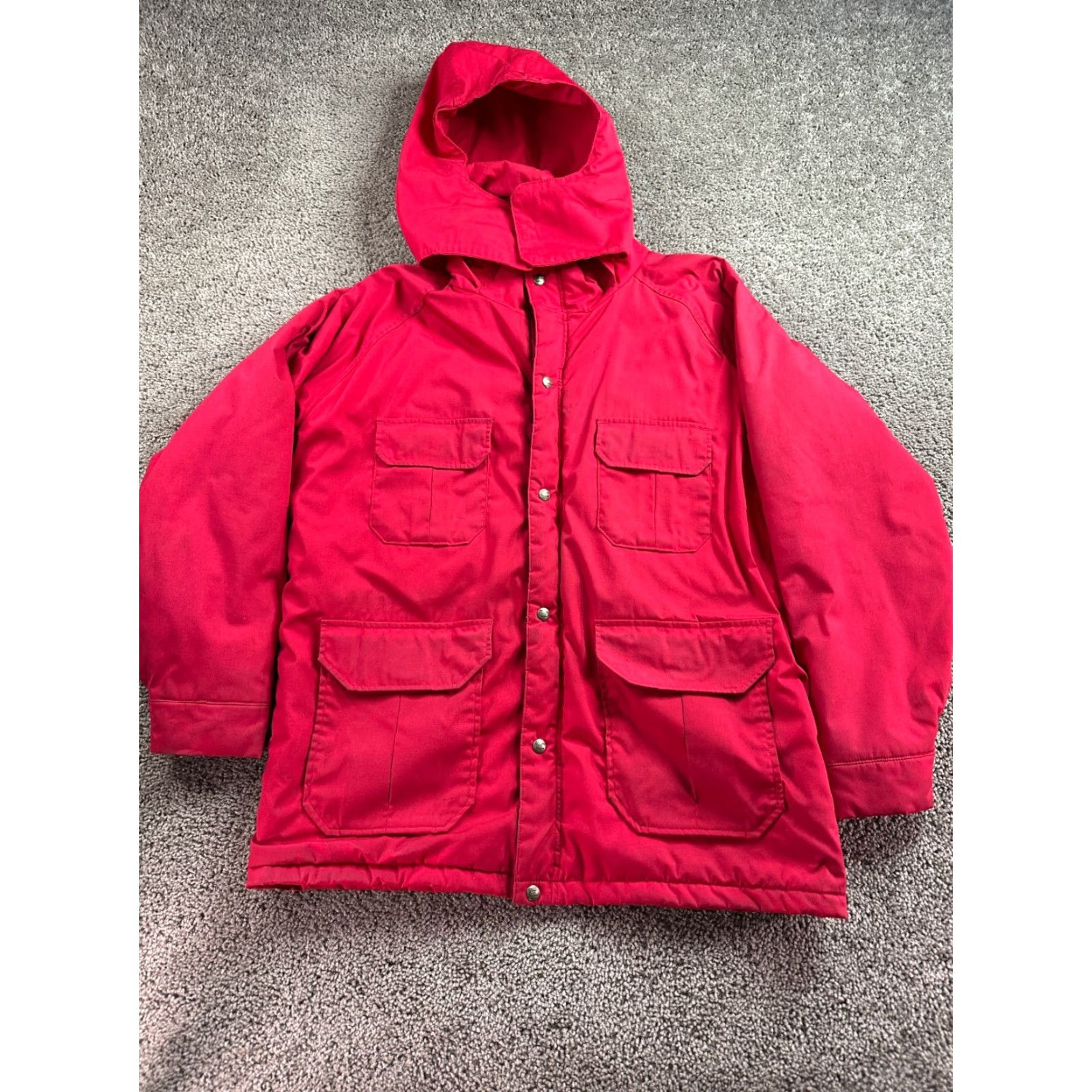 Vintage VINTAGE Woolrich Jacket Mens L Red Parka Wool Lined 80s Outdoors Size US L / EU 52-54 / 3 - 2 Thumbnail