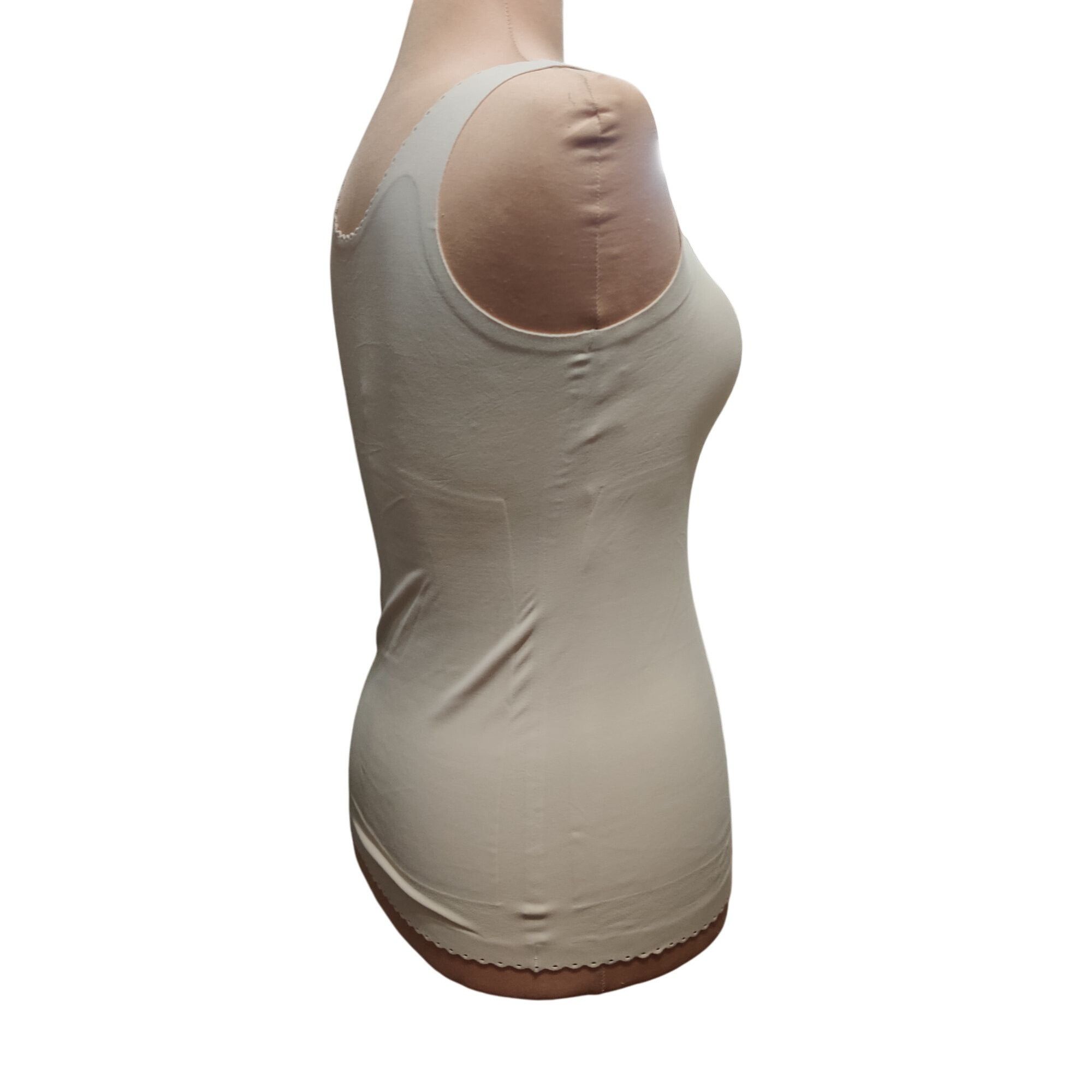 Other Sonic Slimmers L Womens Shaping Tank Top Beige Lace Trim Com Size ONE SIZE - 3 Thumbnail