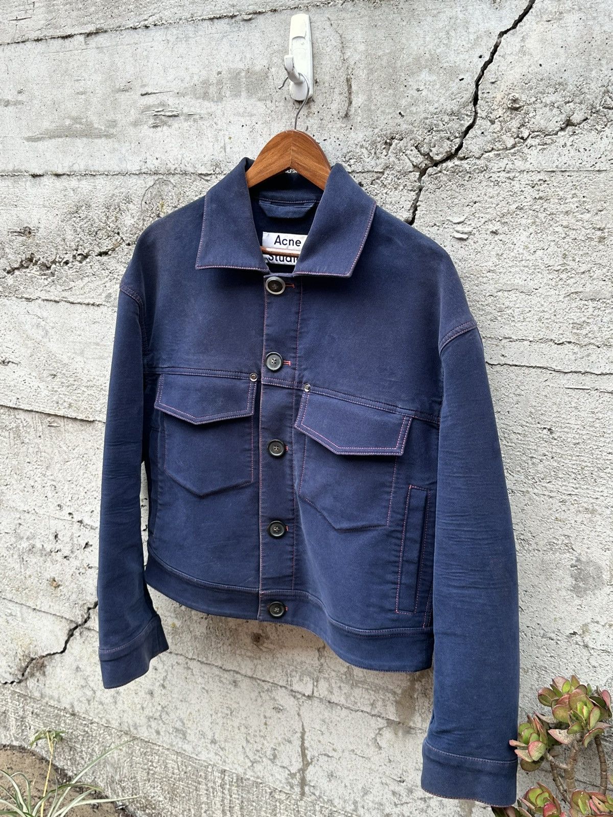 Acne Studios RARE GRAIL Acne Studios suede dagnite jacket Size US M / EU 48-50 / 2 - 1 Thumbnail