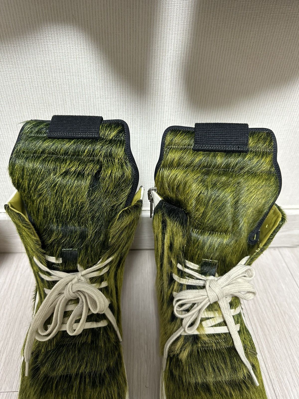 Rick Owens Rick Owens Seeyuh Grinch Pony Hair Acid Milk Geobasket Size US 10 / EU 43 - 9 Thumbnail
