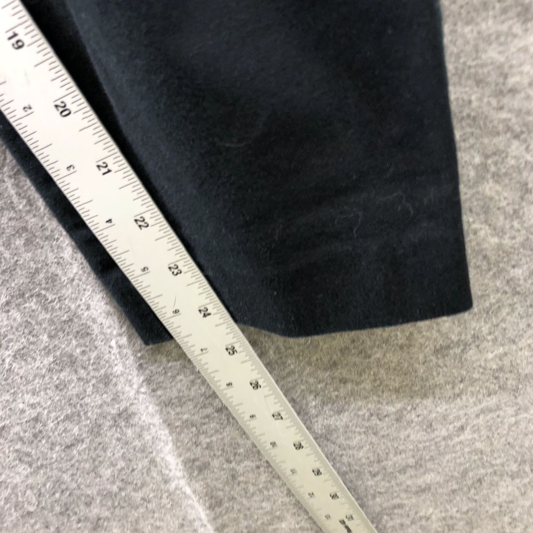 Gap GAP Skinny Ankle Jeans Womens Size 12R True Black Mid Rise Zip Pocket Slim 24.5 in Inseam Jeans Womens Black Pocket Jeans GAP Size 34" / US 12 / IT 48 - 7 Thumbnail