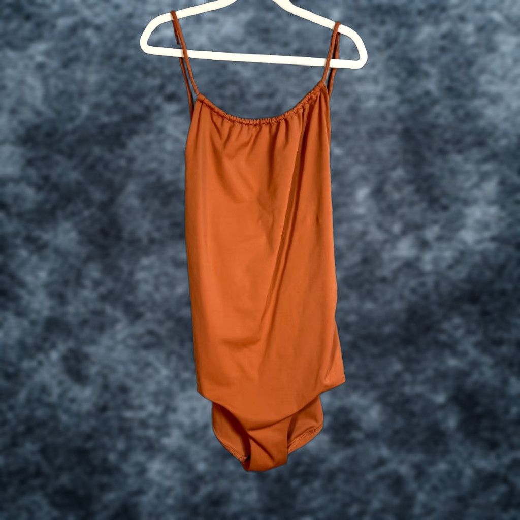 Cos COS Womens Size 36 EUR Rust Orange One-Piece Swimsuit Size ONE SIZE - 1 Thumbnail