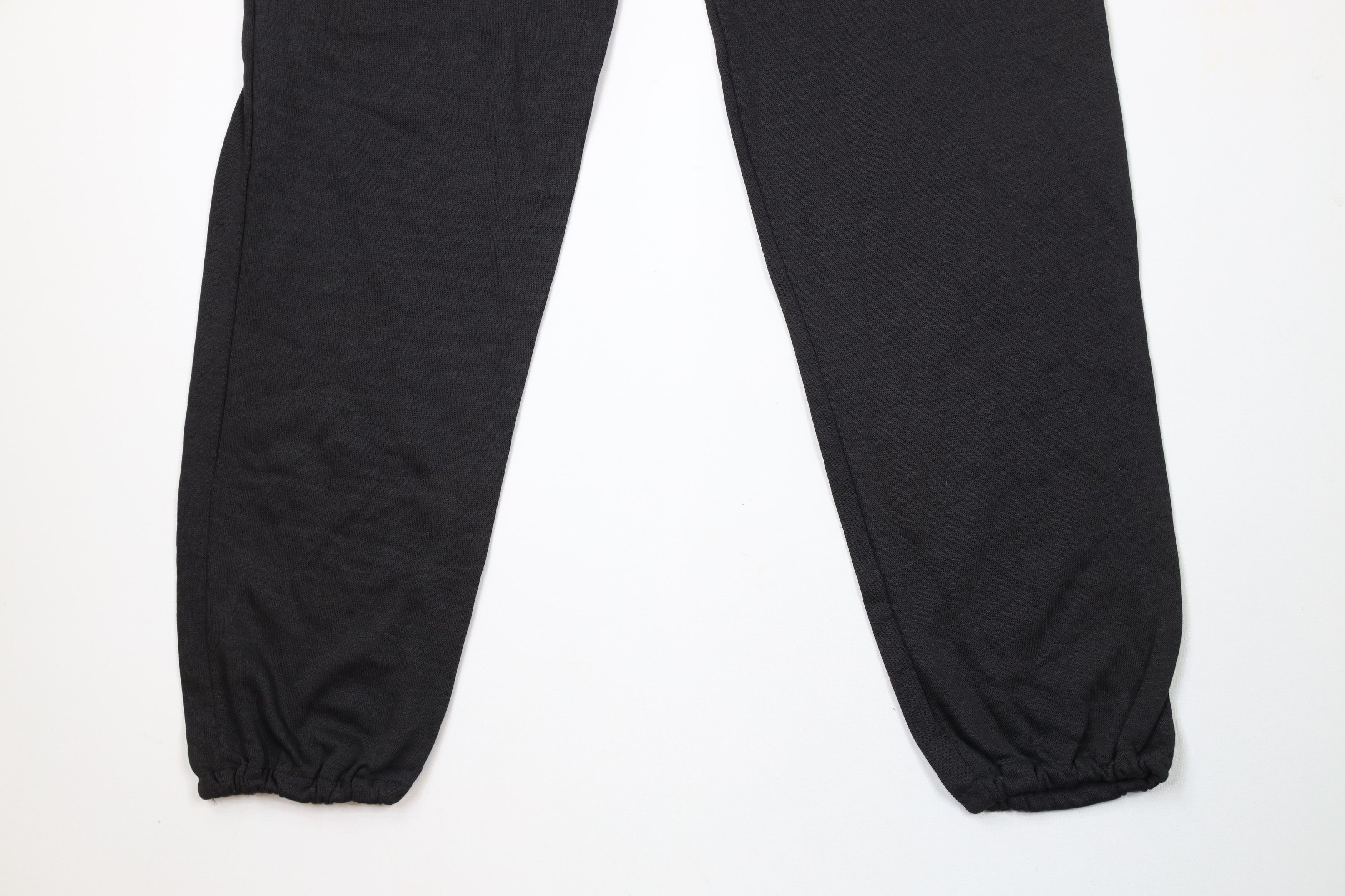 Vintage Vintage 90s Streetwear Cuffed Sweatpants Joggers Black USA Size US 36 / EU 52 - 4 Thumbnail