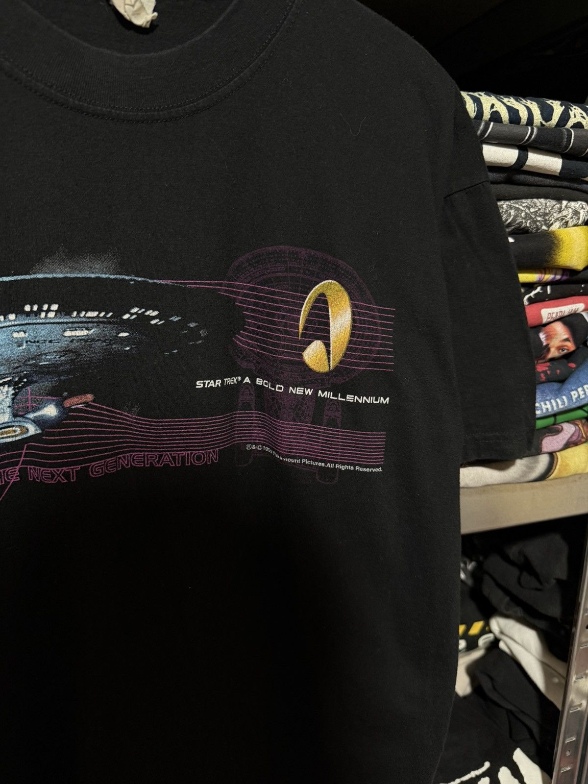 Vintage Vintage 1999 Star Trek A Bold New Millennium Movie T-Shirt Size US M / EU 48-50 / 2 - 4 Thumbnail
