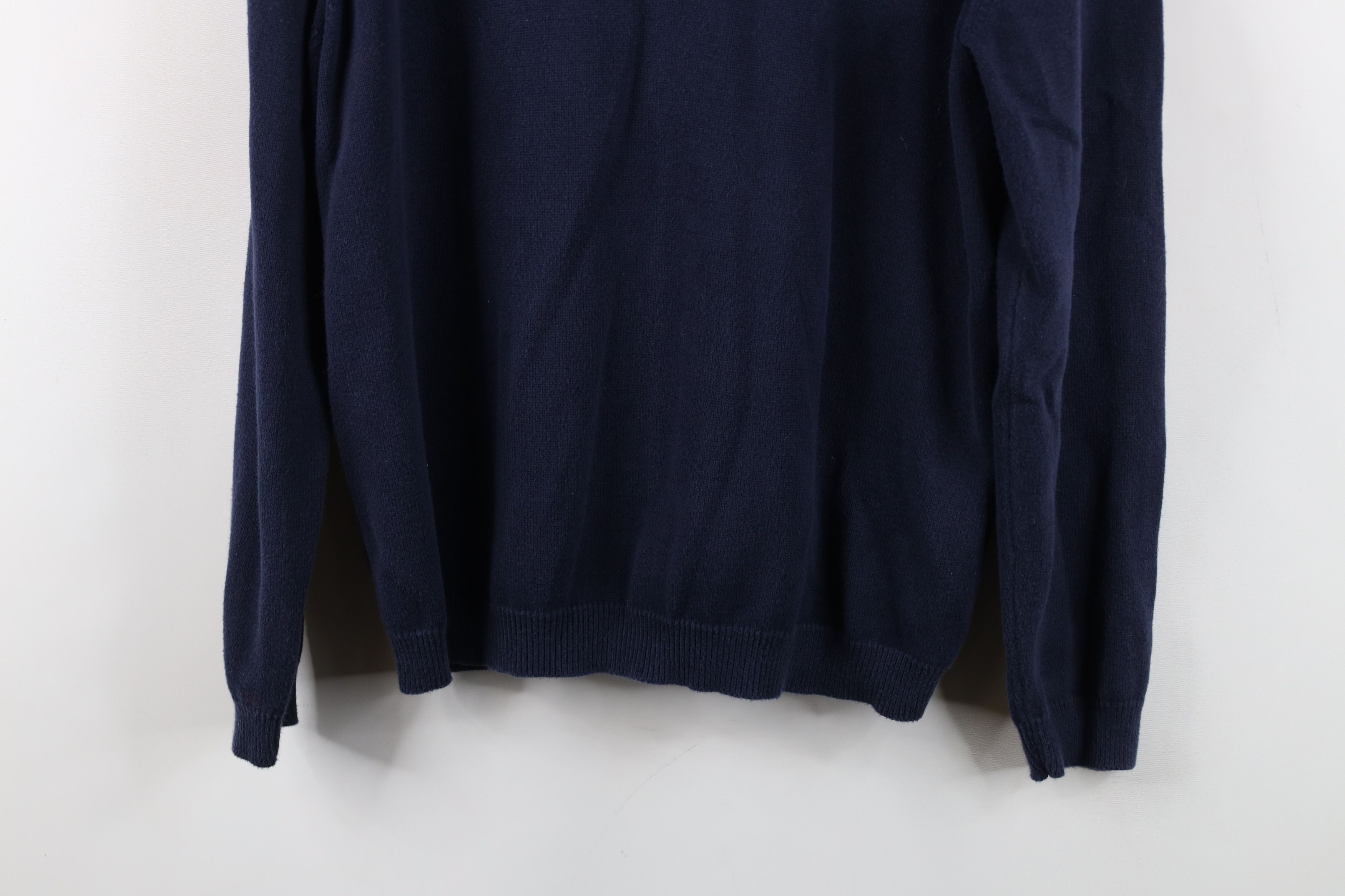Eddie Bauer Vintage Eddie Bauer Blank Cotton Knit Collared Sweater Blue Size US M / EU 48-50 / 2 - 3 Thumbnail