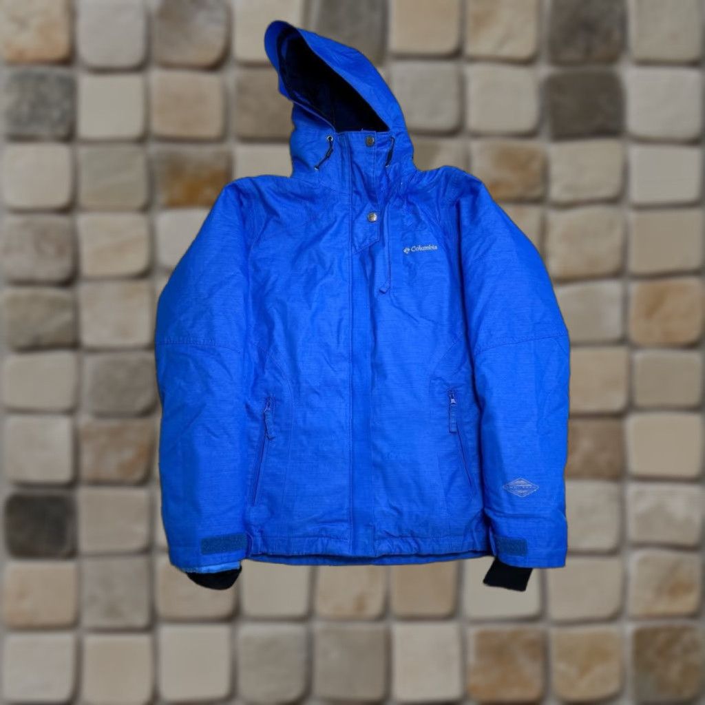 Vintage Columbia Interchange Parka Jacket Womens XS Blue Omni Tech Hooded Waterproof Jacket Woman XS Blue Parka Omni Tech Waterproof Size XS / US 0-2 / IT 36-38 - 1 Thumbnail