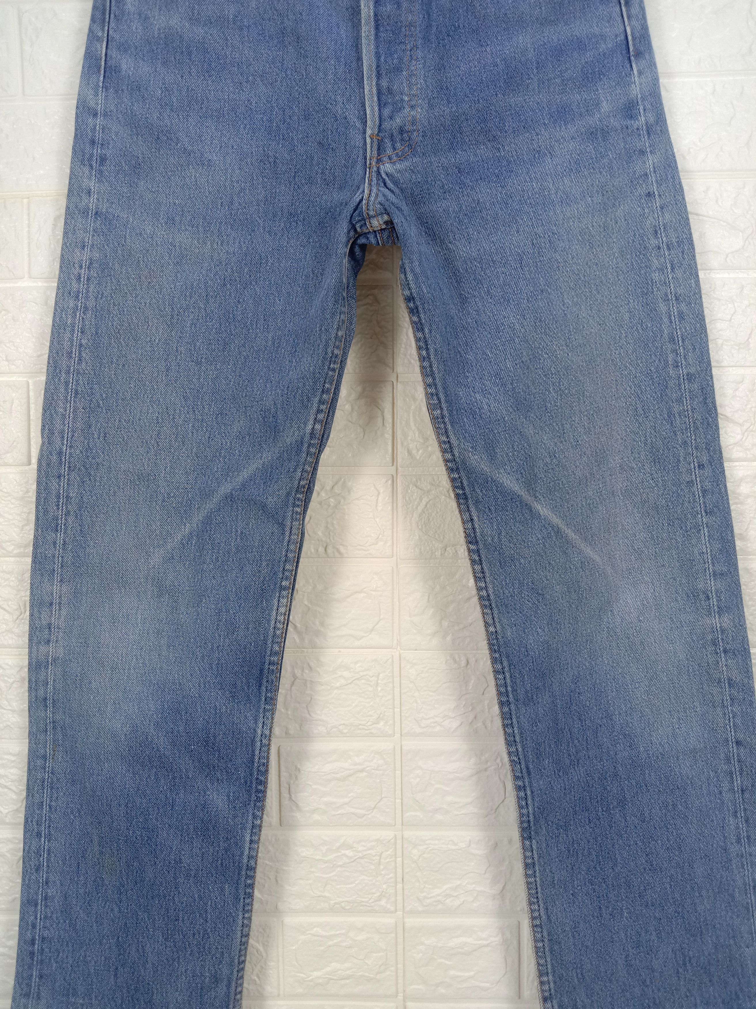 Levi's Vintage Levi's 501 Jeans Blue Wash Buttons Fly Denim Size 29" - 3 Thumbnail