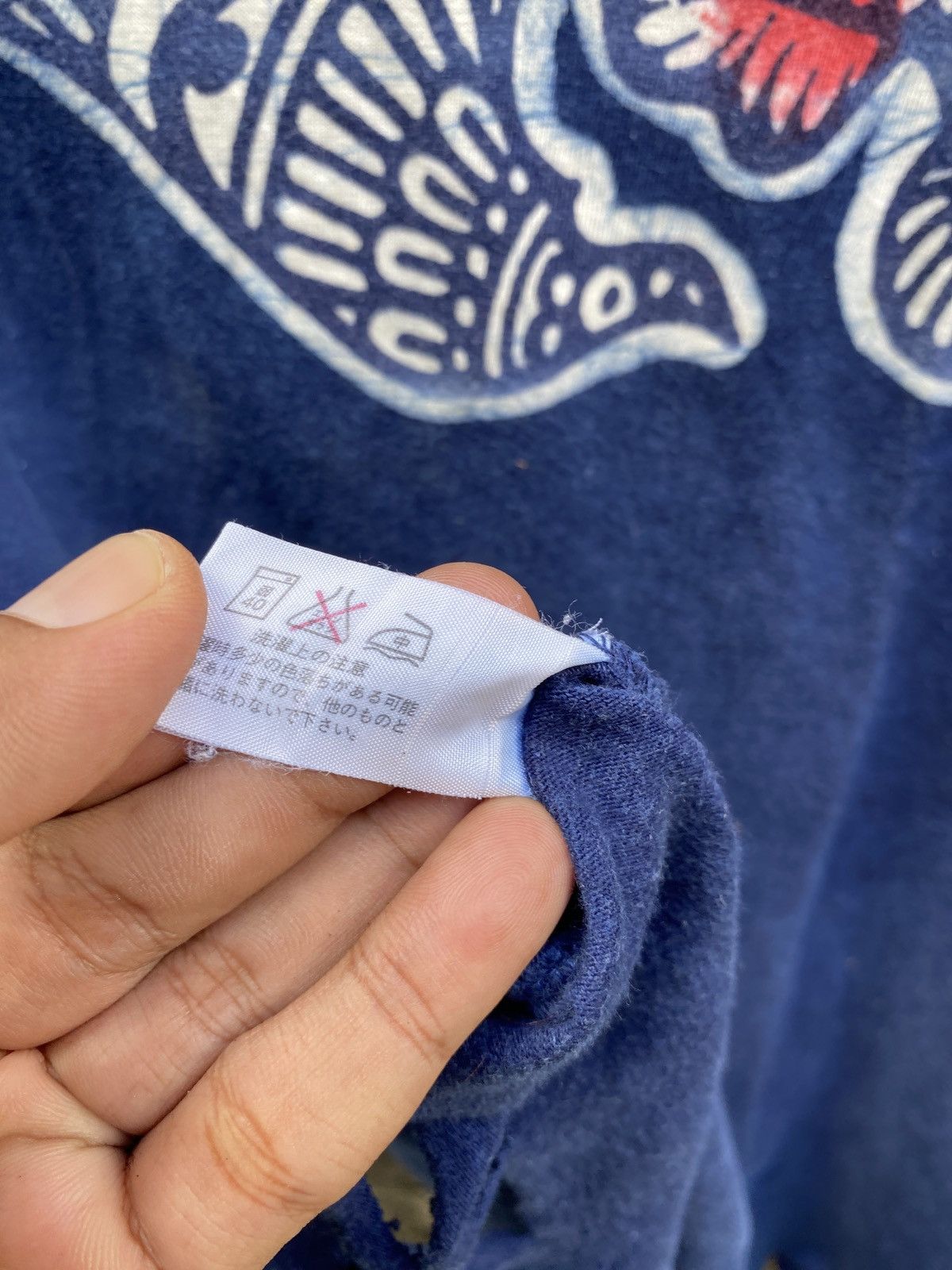 Vintage Blue Blue Japan Indigo Thrashed Distressed Kapital ERD style Size US M / EU 48-50 / 2 - 9 Thumbnail