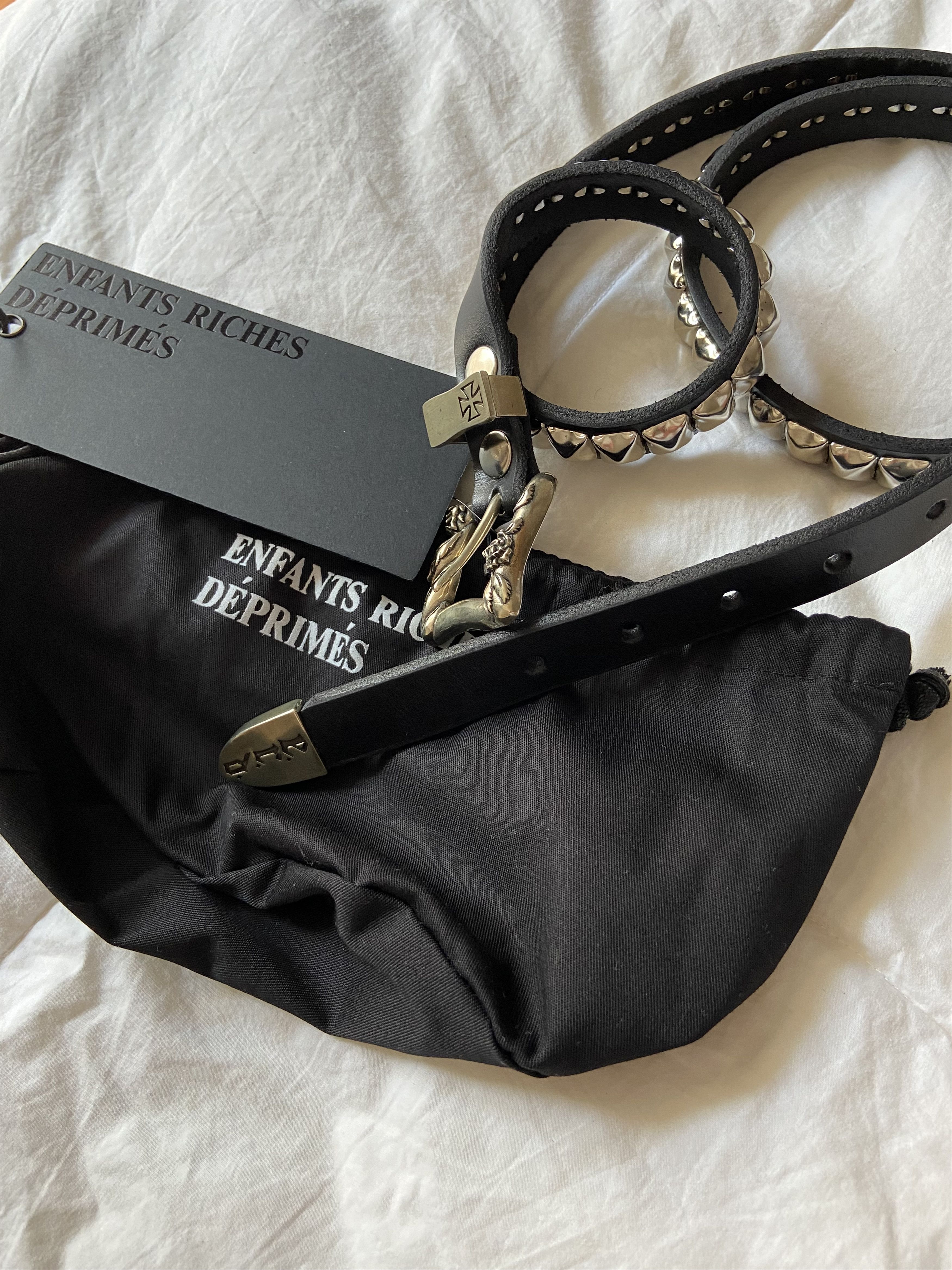 Enfants Riches Deprimes New ERD Enfants Riches Deprimes Belt In Black Size 40 - 10 Thumbnail