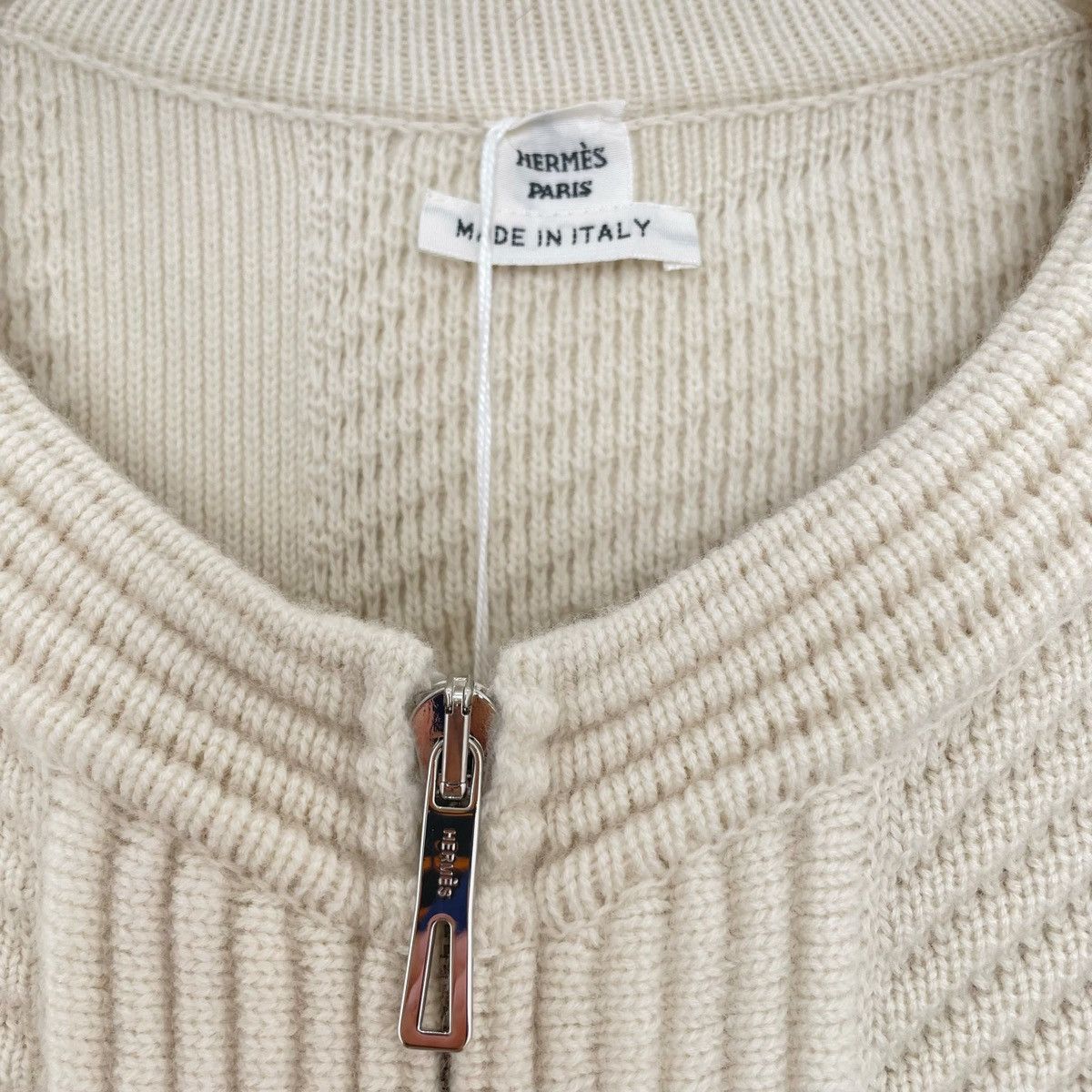 Hermes Hermes Jacquard Wool Long Sleeve Zipper Coat K26WX Size S / US 4 / IT 40 - 5 Thumbnail