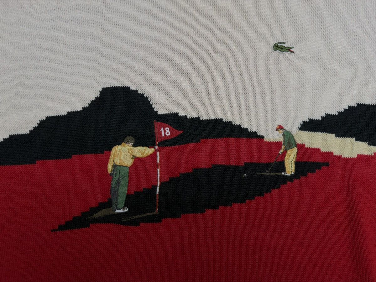 Lacoste Vintage Lacoste Sweater Size US XL / EU 56 / 4 - 4 Thumbnail
