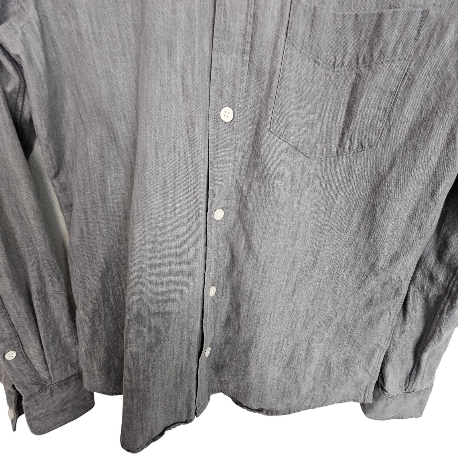 Everlane Everlane Shirt Light Gray Button Down Long Sleeve Shirt XS Size US XS / EU 42 / 0 - 3 Thumbnail
