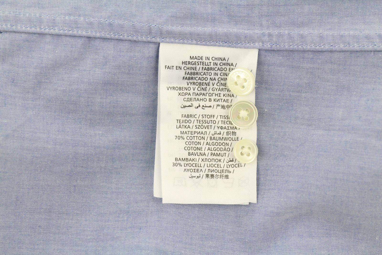 Gant PP BELL EU36 Blue Spread Collar Button-Up Shirt 85121 Size S / US 4 / IT 40 - 9 Thumbnail