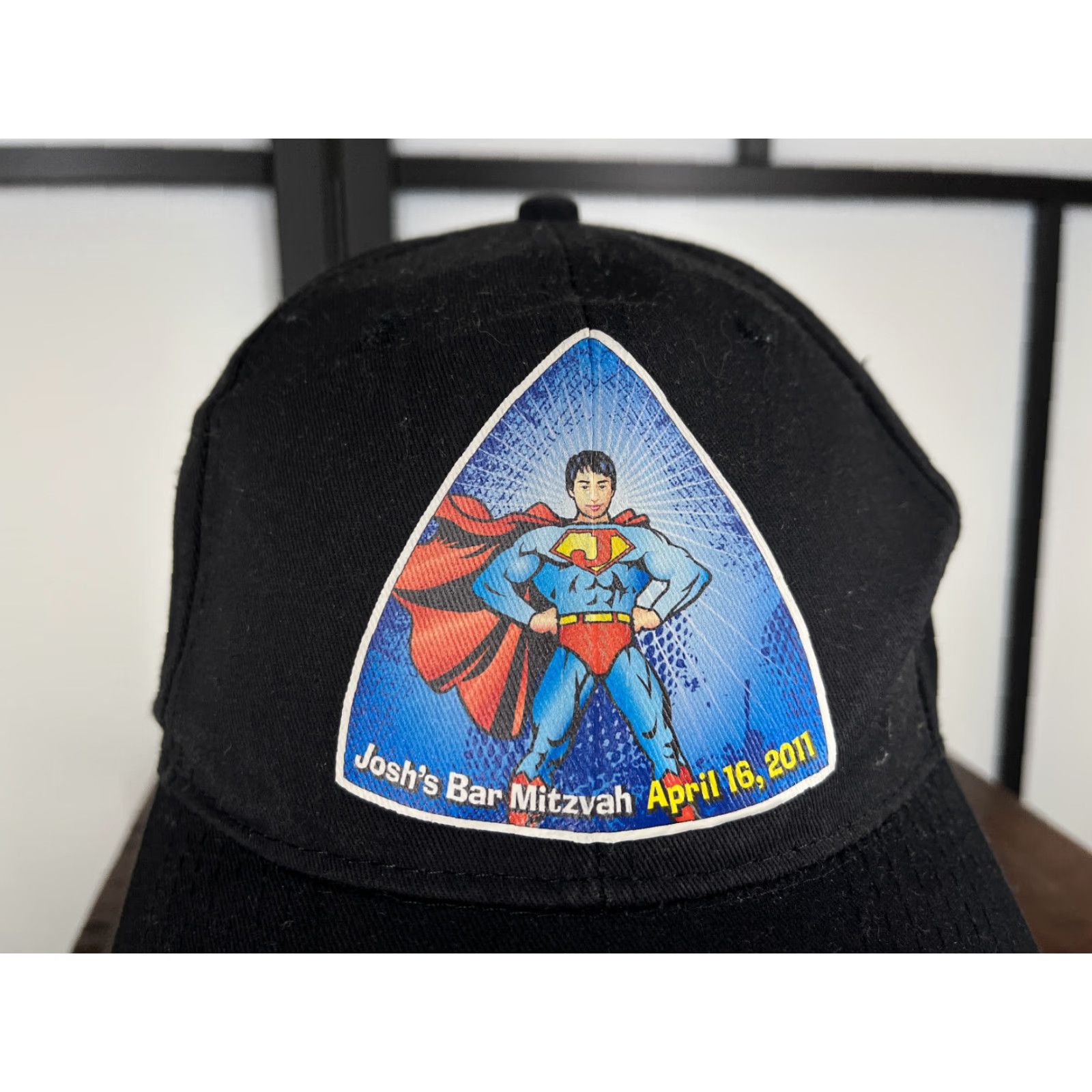 Vintage VINTAGE Josh's Bar Mitzvah Hat Cap Snap Back Adult One Size Black Cotton Twill Size ONE SIZE - 2 Thumbnail