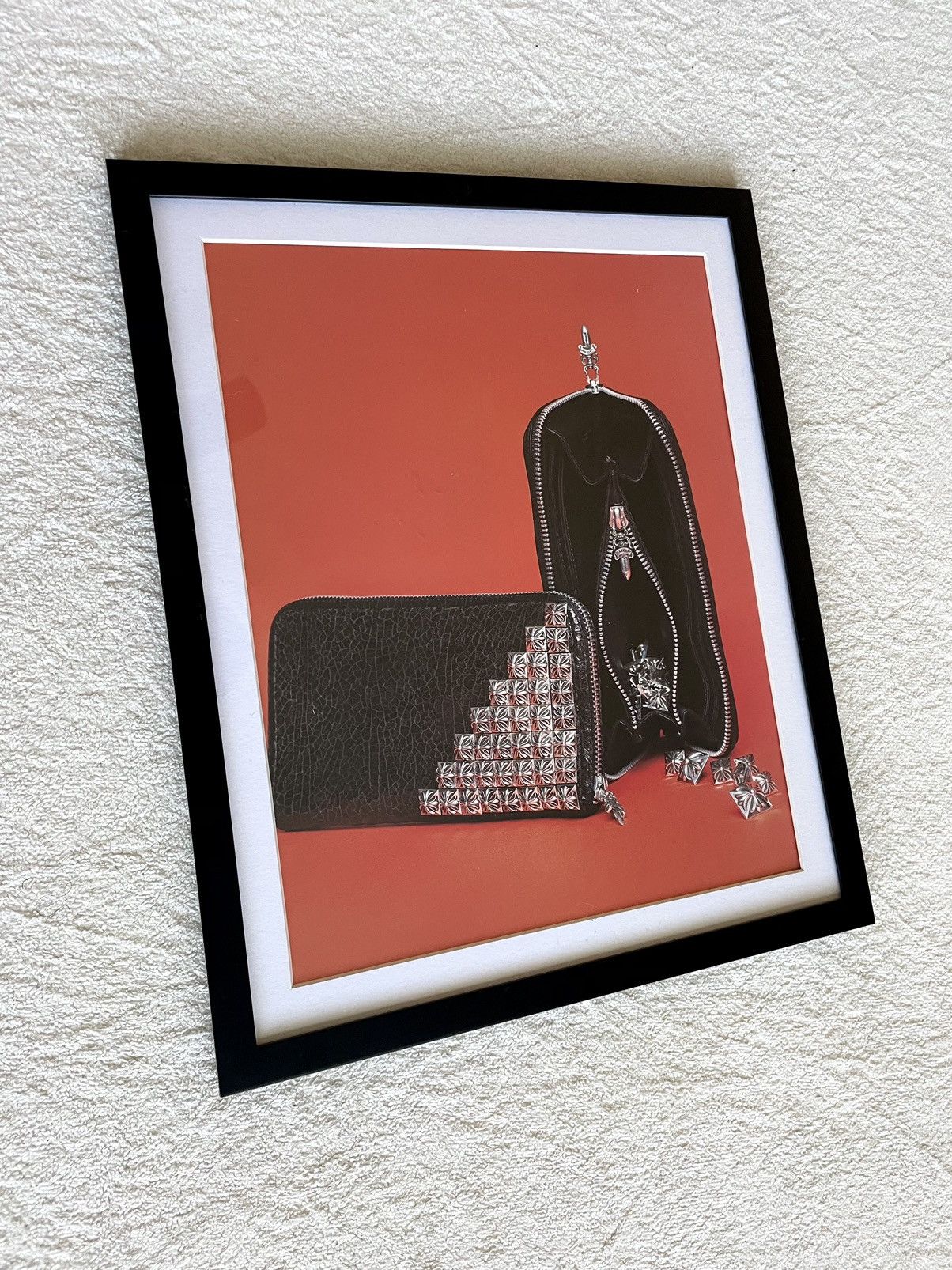 Chrome Hearts Chrome Hearts black purse 9x11 Framed cutout poster Size ONE SIZE - 2 Thumbnail