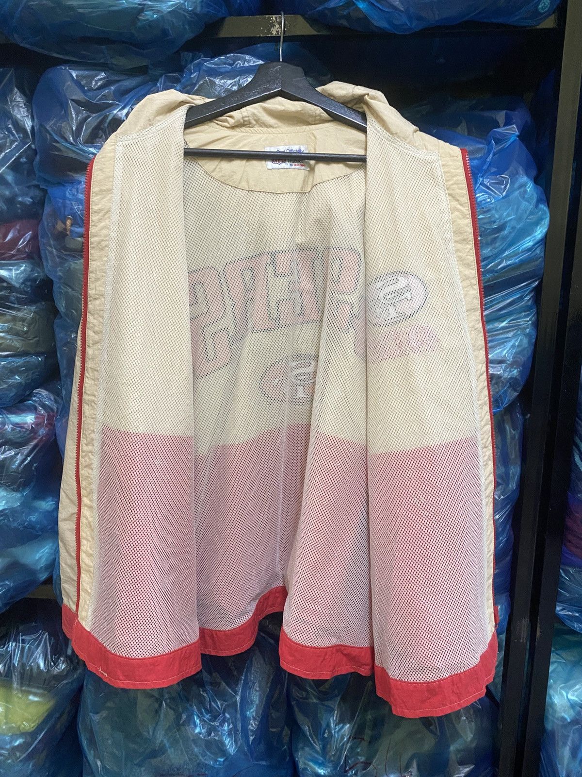 NFL Vtg San Francisco 49ers NFL Windbreaker Jacket East Point Size US L / EU 52-54 / 3 - 8 Thumbnail