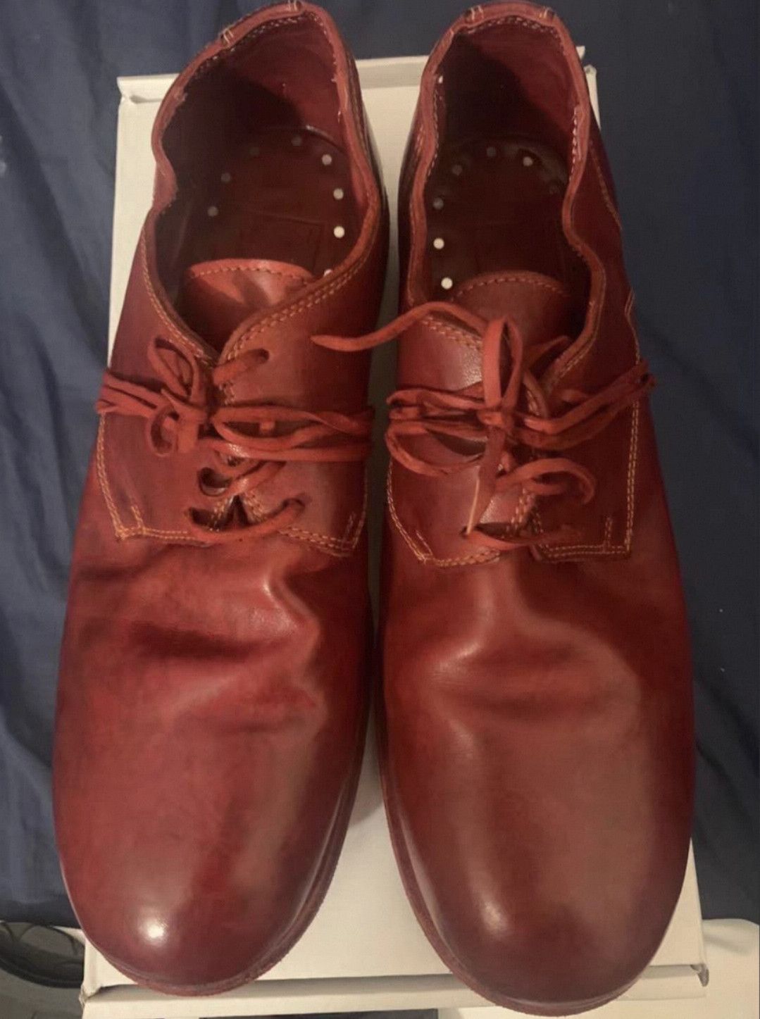 Guidi Guidi size uk8.5 992 soft horse leather derby-2506 Size US 9 / EU 42 - 1 Thumbnail