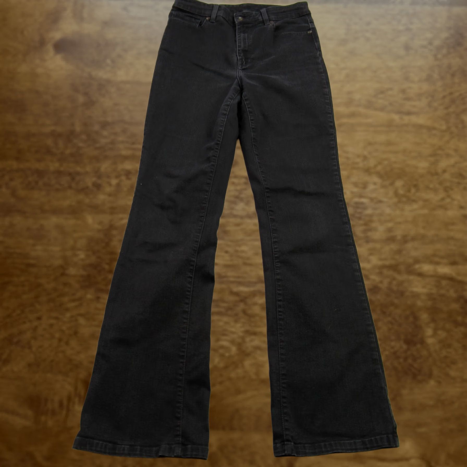 Vintage L.L. Bean Pants Women 10 Tall Lightweight Straight Leg Outdoors Regular Black Size 32" / US 10 / IT 46 - 1 Thumbnail