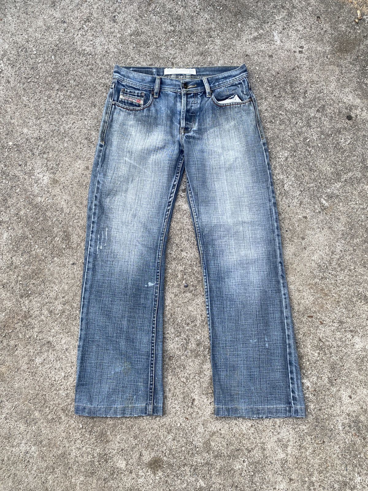 Diesel Vintage 2000s Diesel Industry Tribal Design Jeans Size US 30 / EU 46 - 2 Thumbnail
