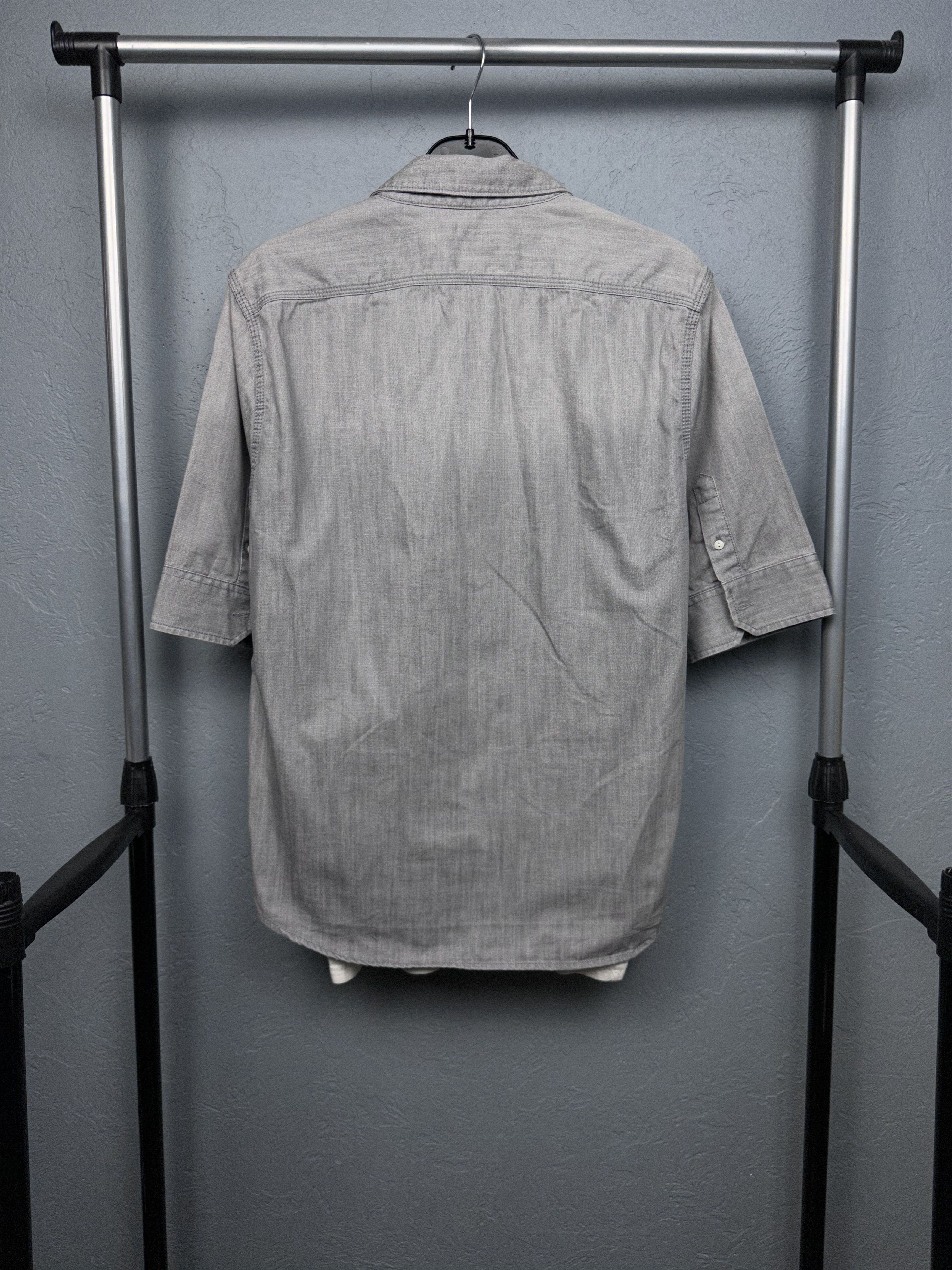 Allsaints Allsaints Mens Denim Origin Short Sleeve Shirt Size US M / EU 48-50 / 2 - 6 Thumbnail