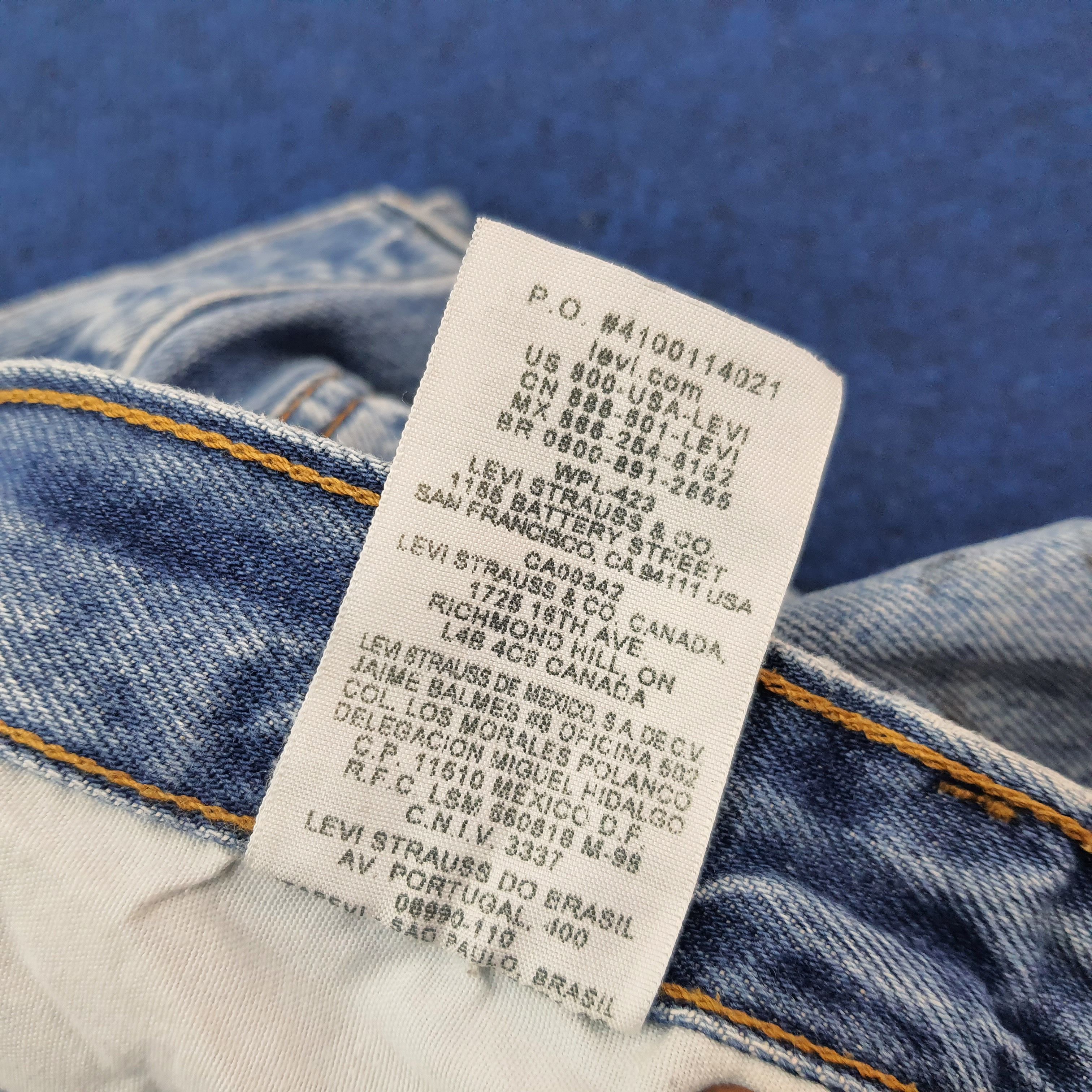 Levi's Vintage Levi's 501 Distressed with Paint Jeans C252N10 Size US 28 / EU 44 - 9 Thumbnail