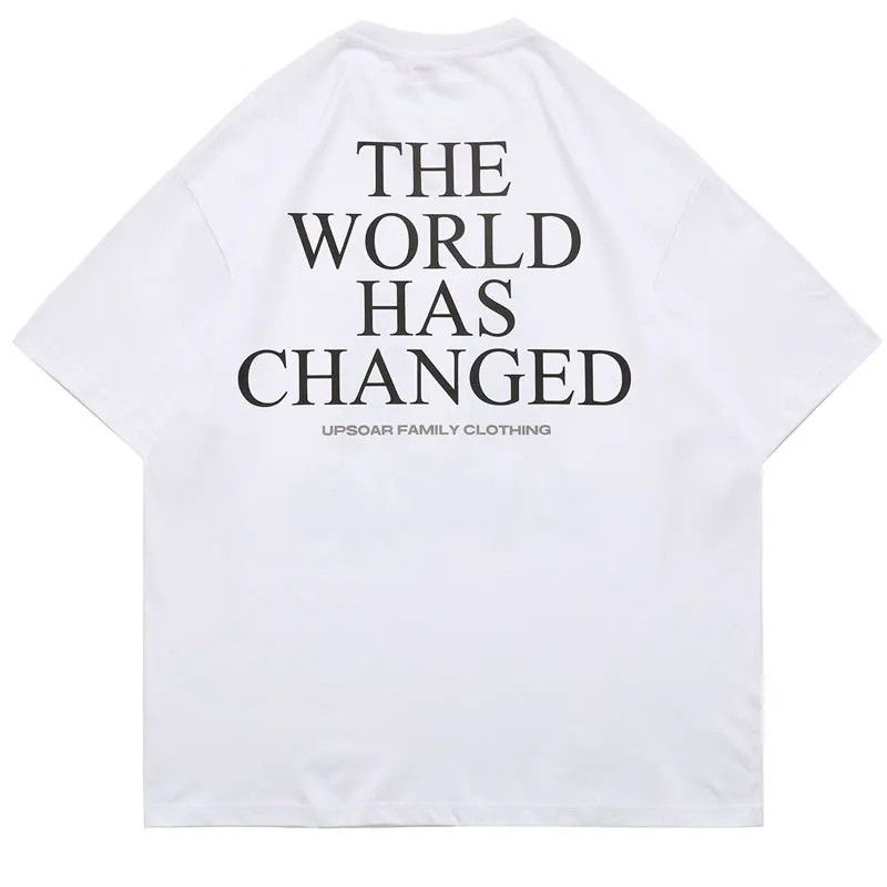 Japanese Brand × Vintage Back Statement Front Printed T Shirt Size US L / EU 52-54 / 3 - 2 Thumbnail