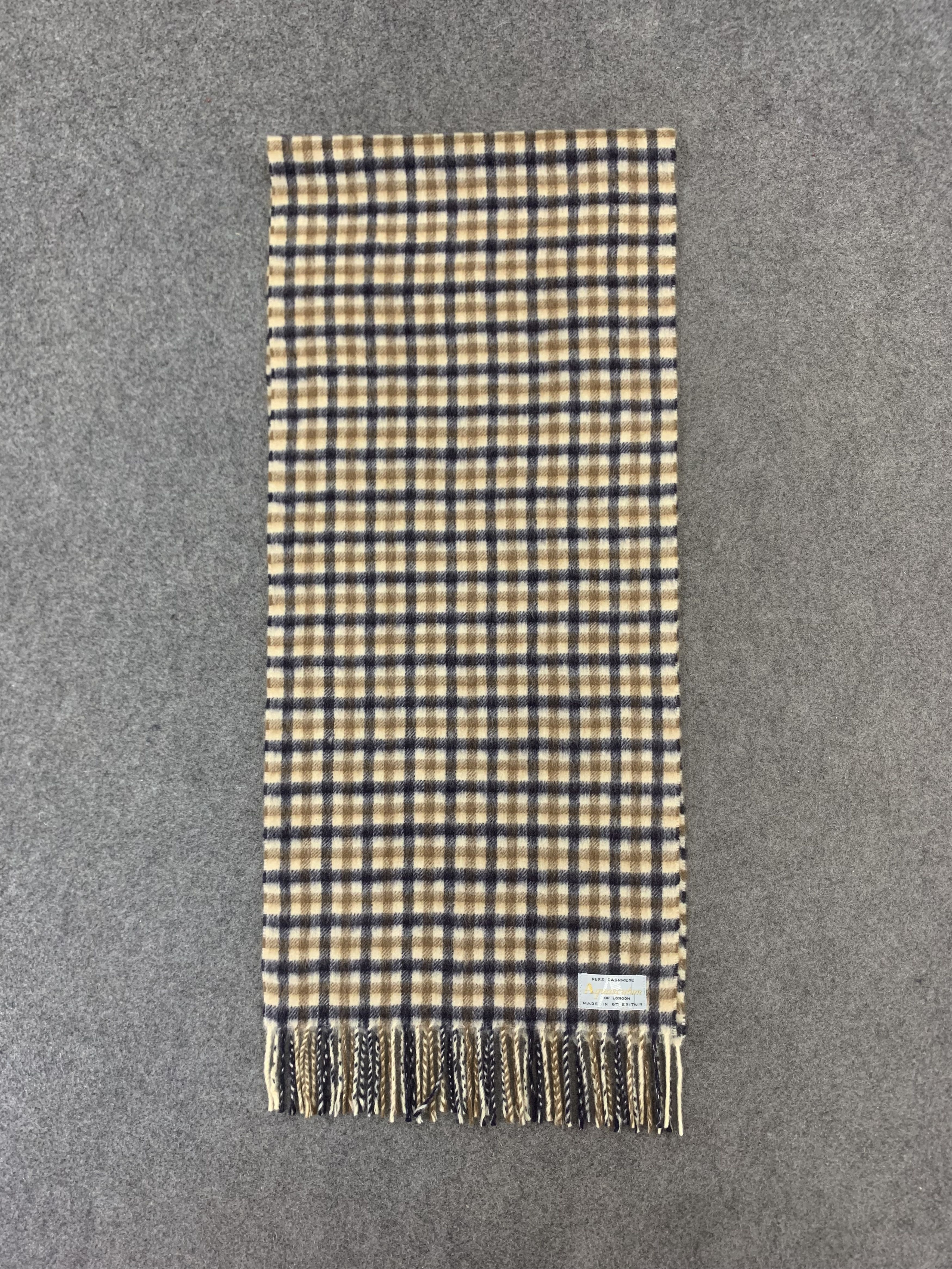 Aquascutum Aquascutum Scarf Cashmere Muffler Neck Wrap BL9142 Size ONE SIZE - 2 Thumbnail
