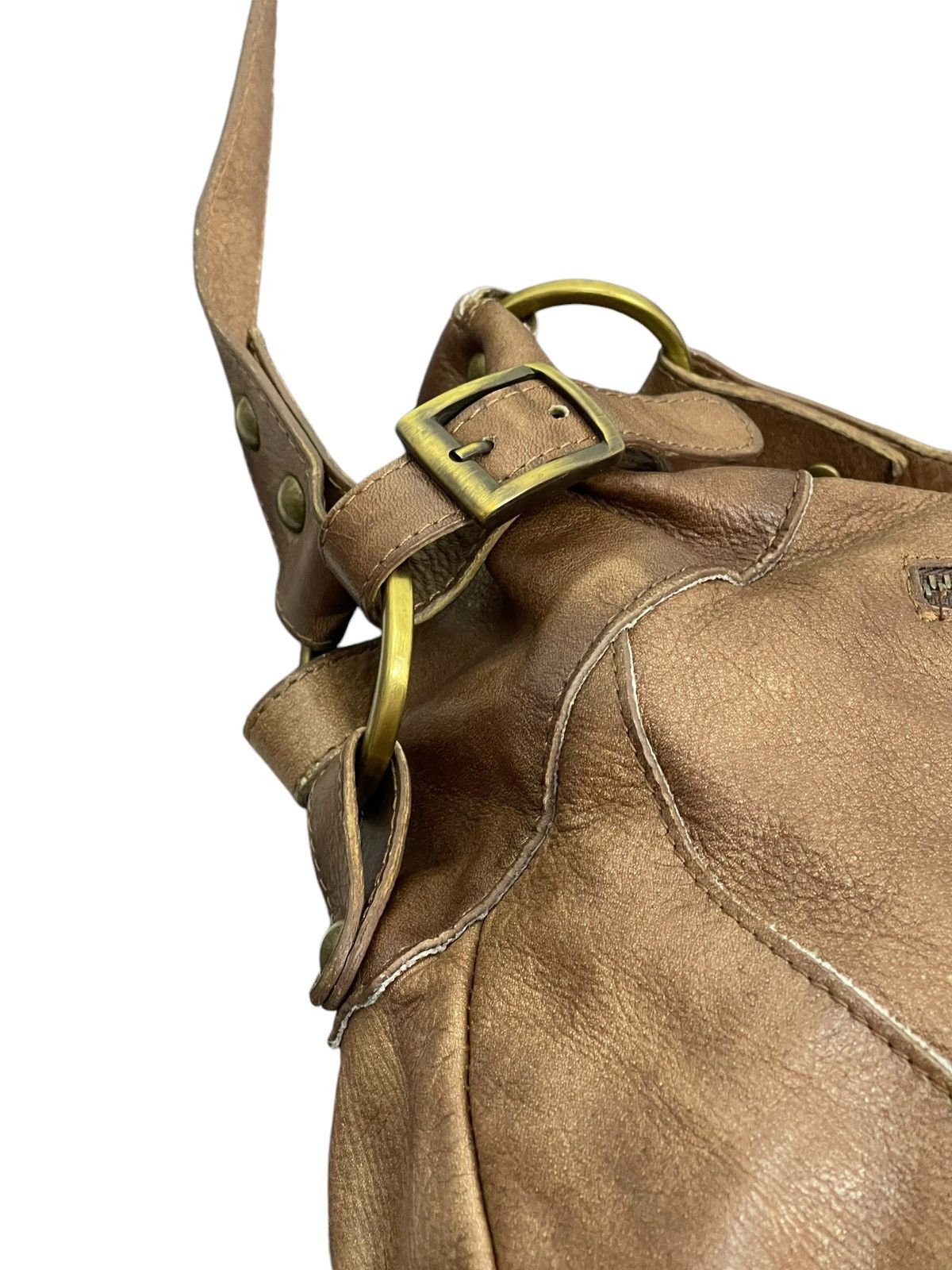 Leather Full Leather Limpronta Italy Tote Shoulder Bag 5🟩 Size ONE SIZE - 12 Thumbnail