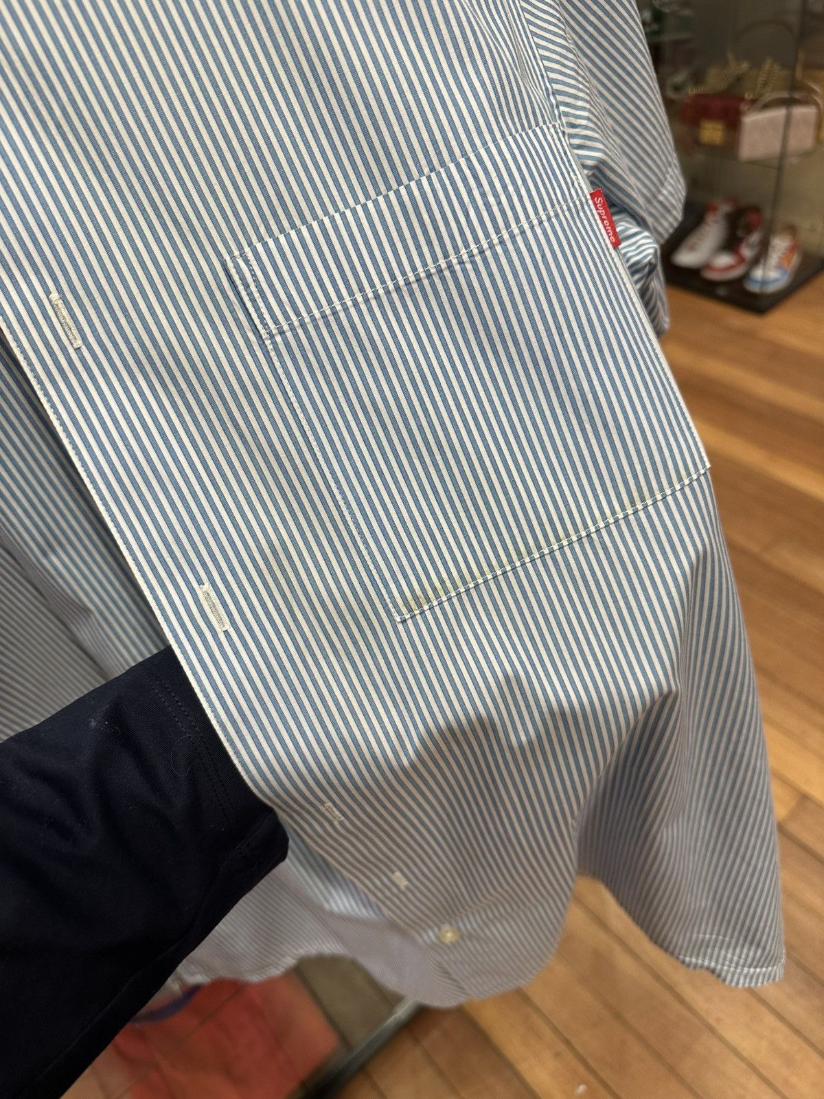 Supreme Supreme Striped Button Down SS Shirt Size US L / EU 52-54 / 3 - 7 Thumbnail