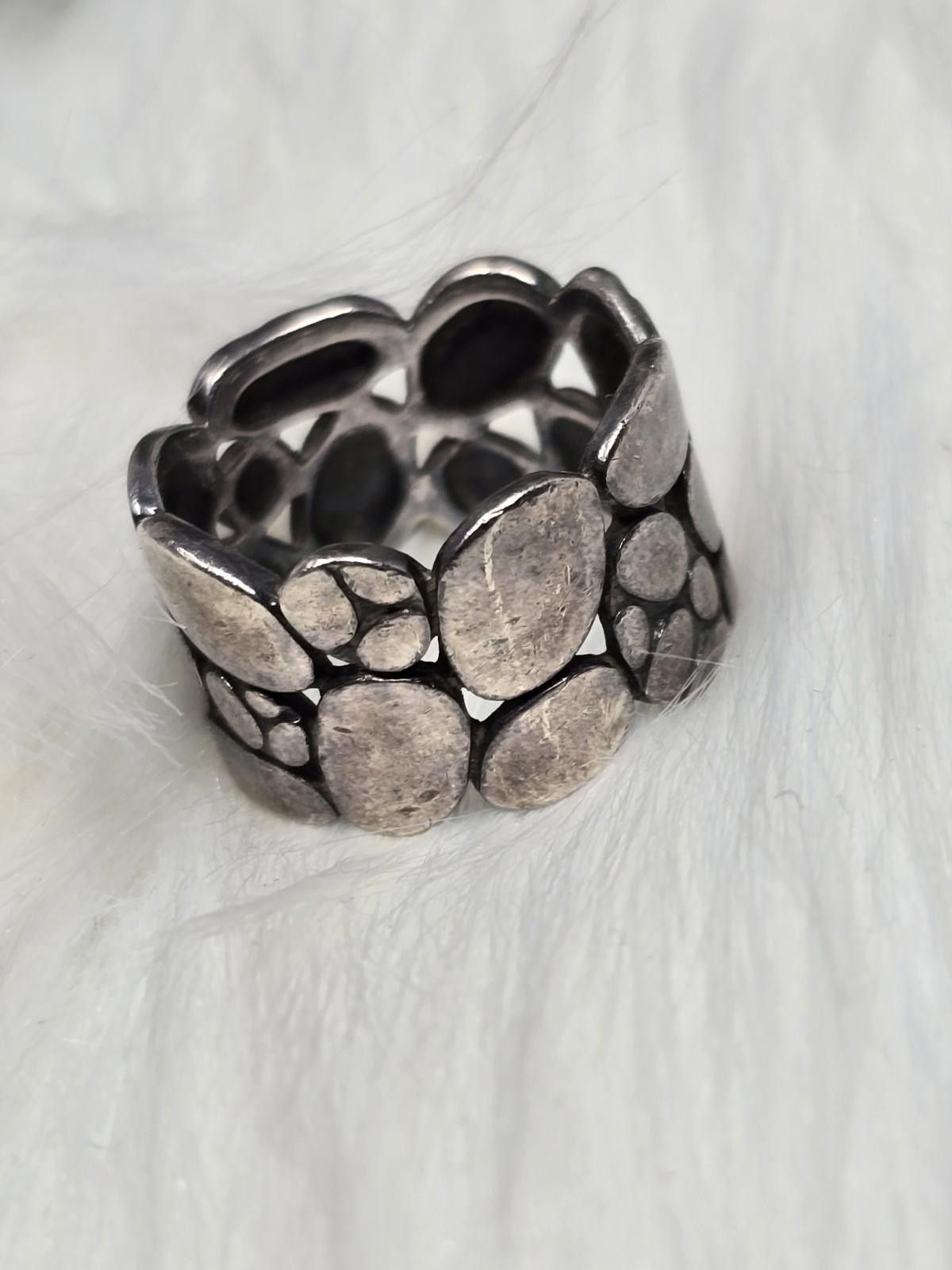 John Hardy Vintage John Hardy Sterling Silver Kali Pebble Ring Sz 7 Size ONE SIZE - 3 Thumbnail