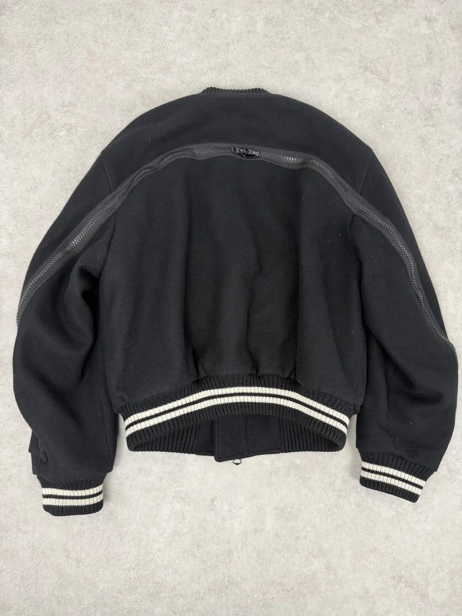 Dries Van Noten Dries Van Noten Black Wool Backzip Bomber Jacket Size US M / EU 48-50 / 2 - 1 Thumbnail