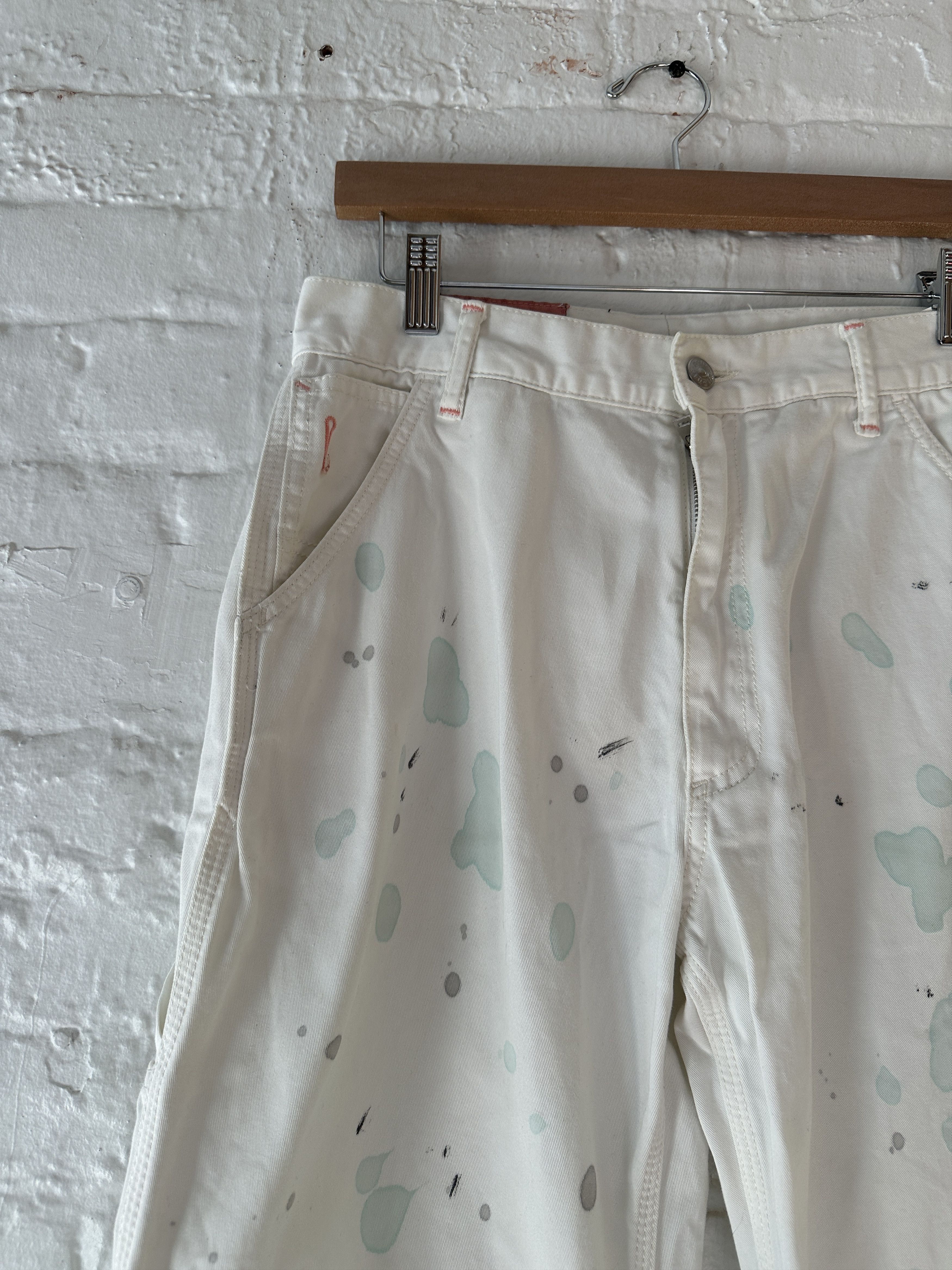 Acne Studios Acne Studios Paint Splatter Work Pants Size US 29 - 2 Thumbnail