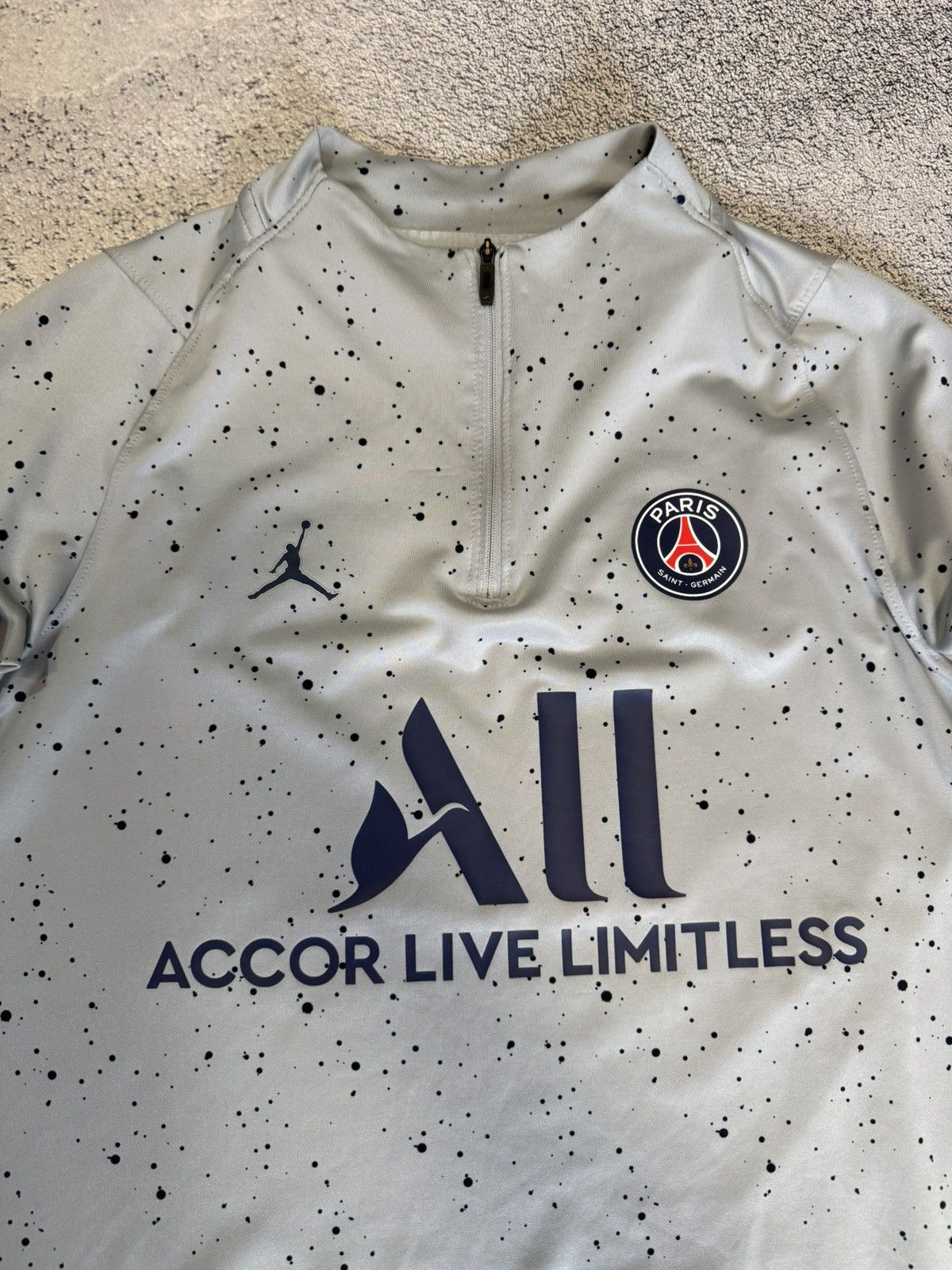 Nike Nike Jordan PSG Strike Drill Top Wolf Grey Dri-FIT M Soccer Size US M / EU 48-50 / 2 - 5 Thumbnail