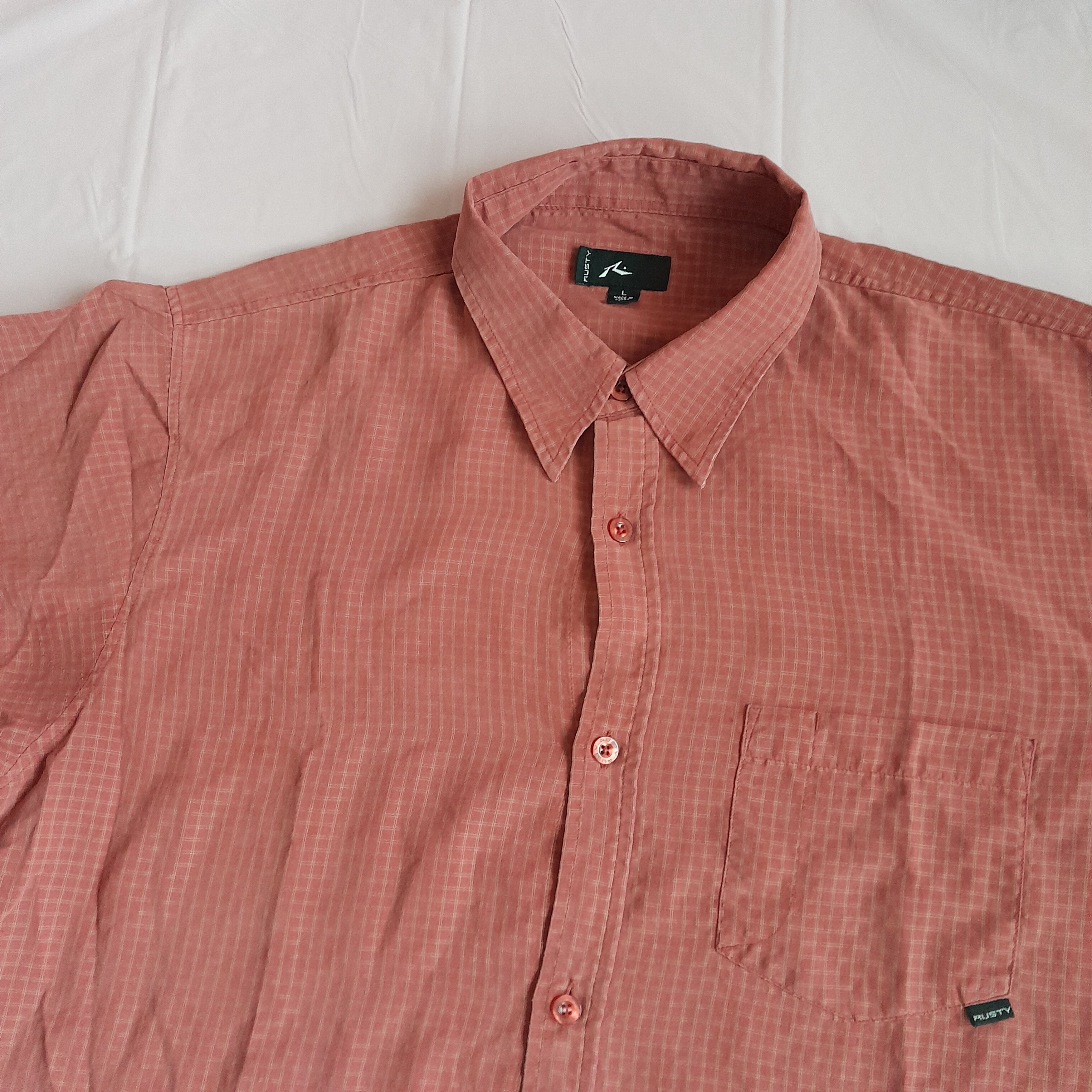 Rusty Rusty Men’s Button Up Short Sleeve Shirt Size US L / EU 52-54 / 3 - 2 Thumbnail