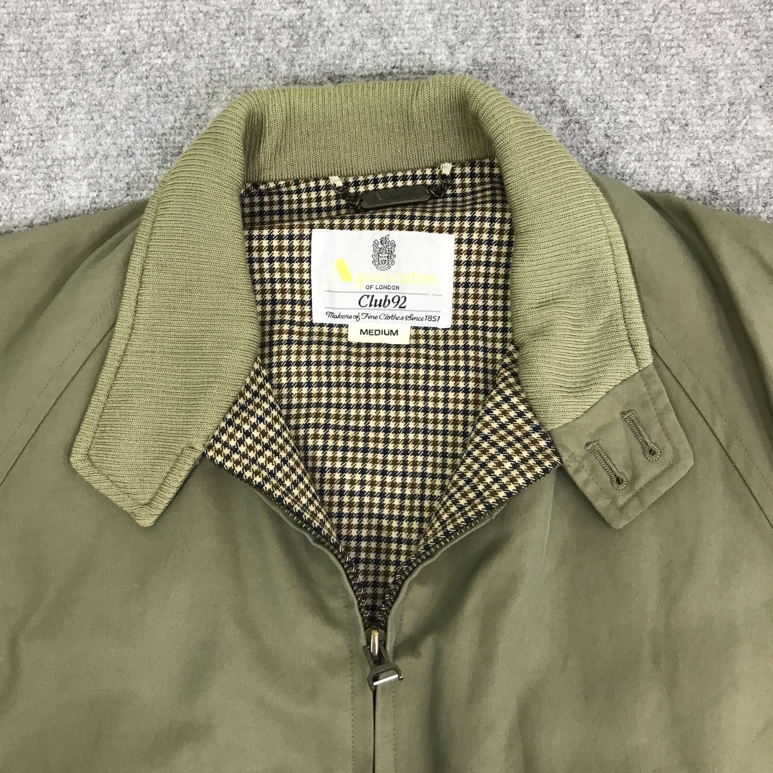 Aquascutum VINTAGE AQUASCUTUM ZIPPER JACKET K70B21 Size US M / EU 48-50 / 2 - 8 Thumbnail